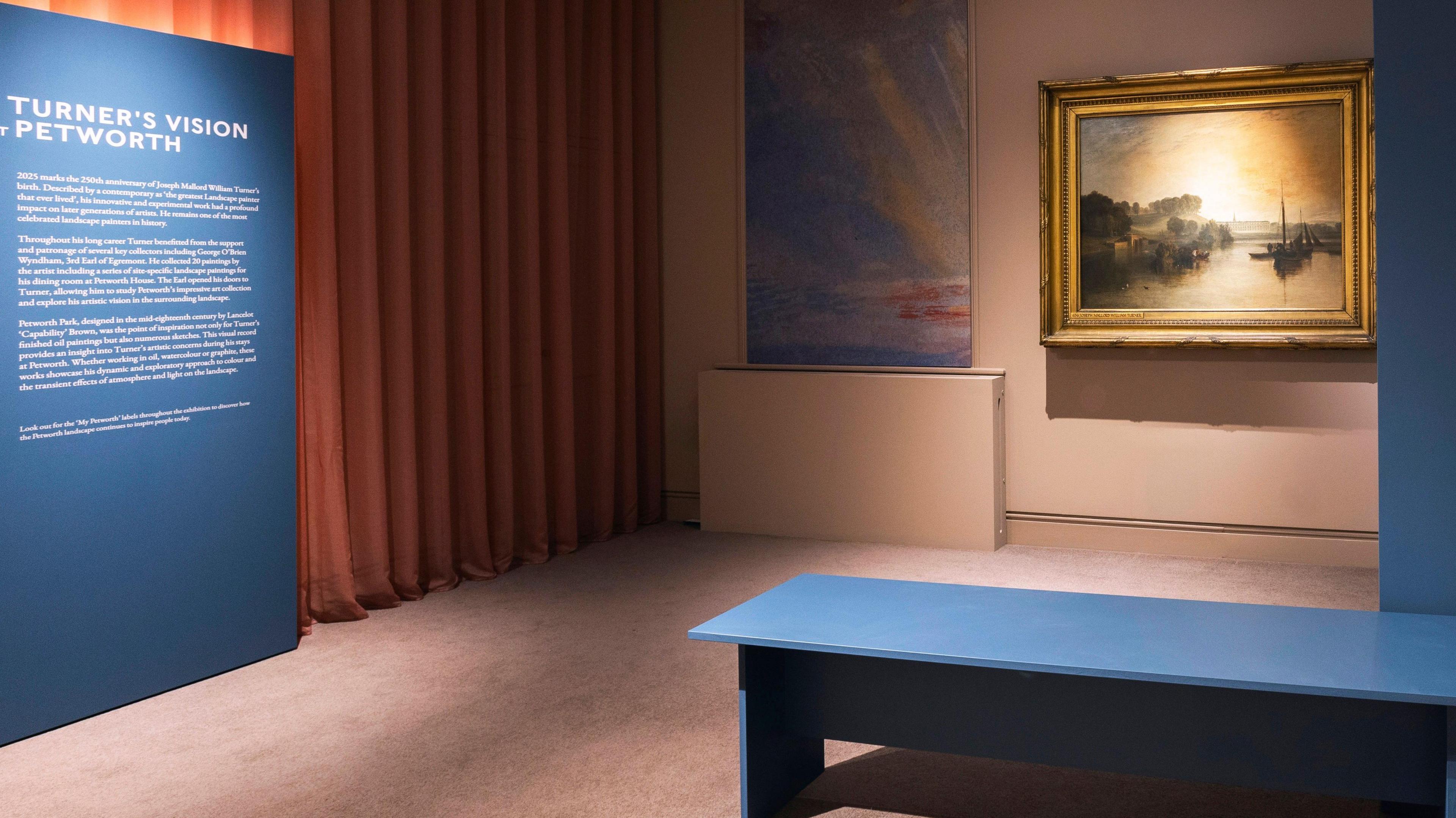 The Turner's Vision At Petworth exhibition set to open at Petworth House, West Sussex.