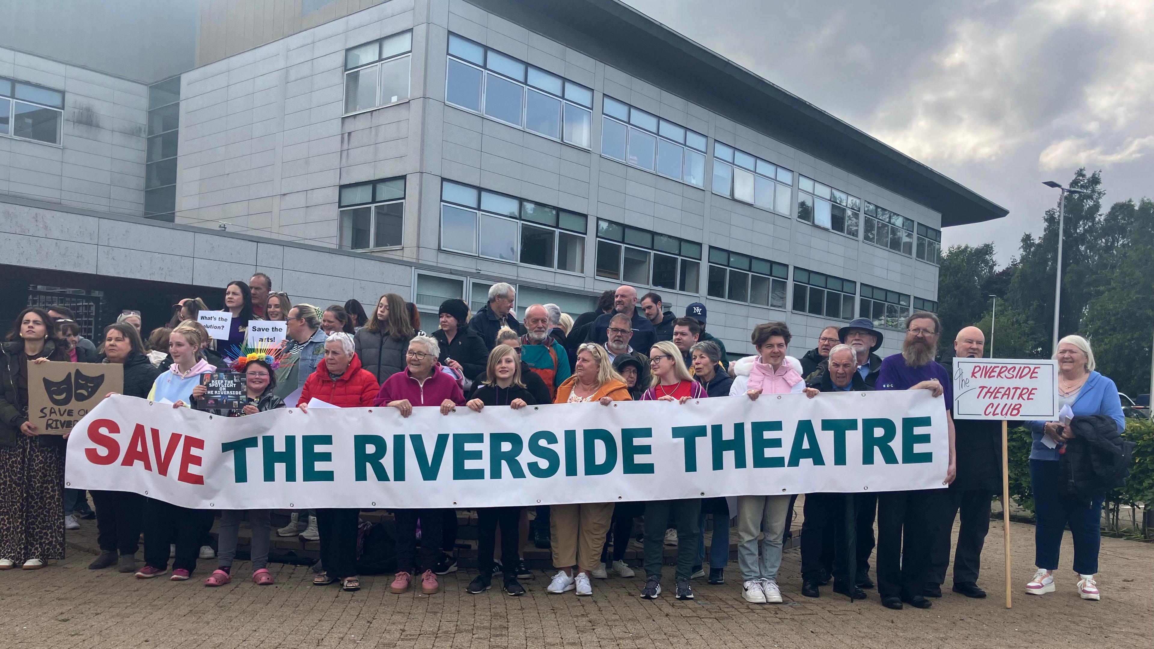 Theatre protest