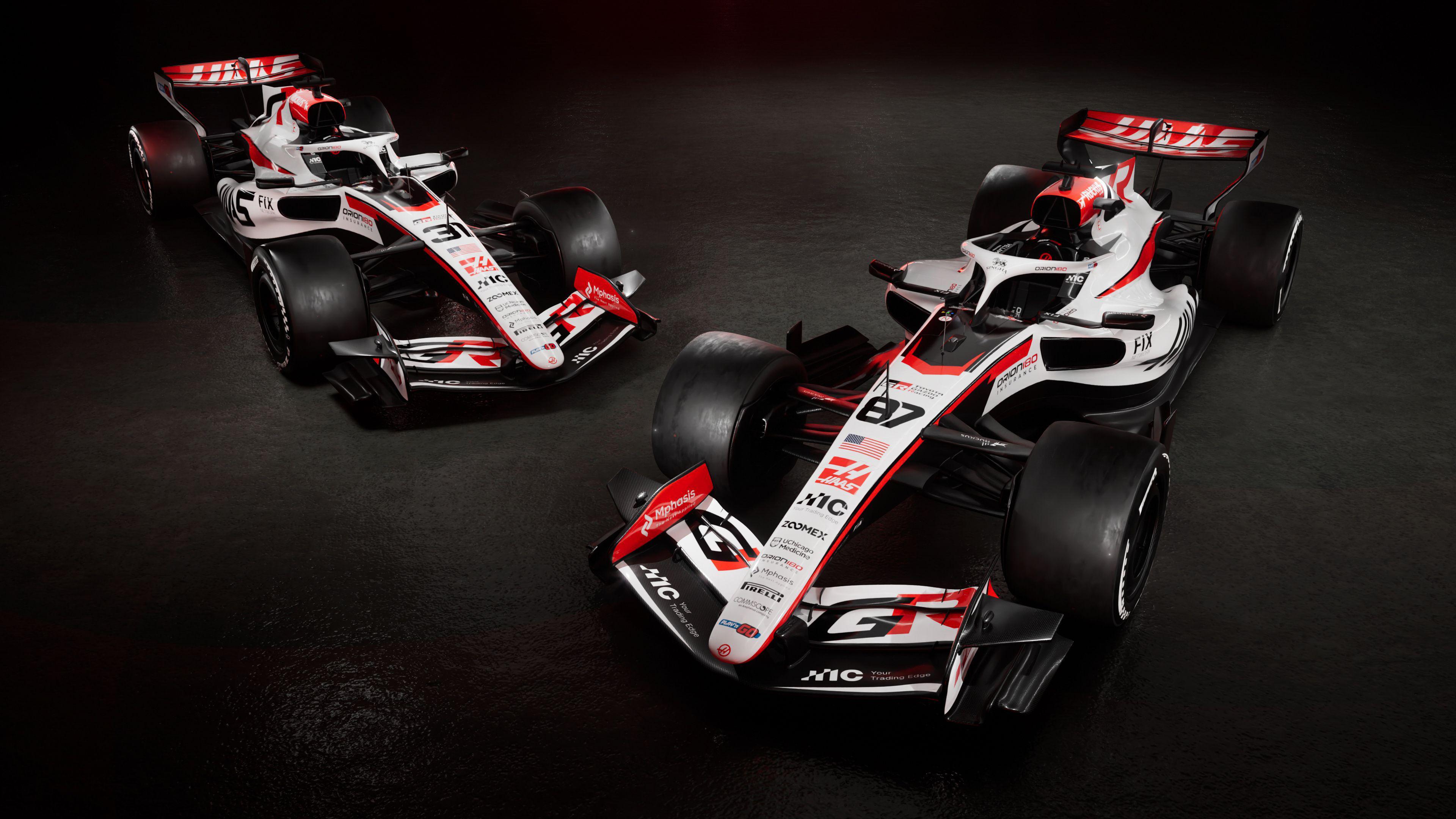 images of what the Haas 2026 cars will look like