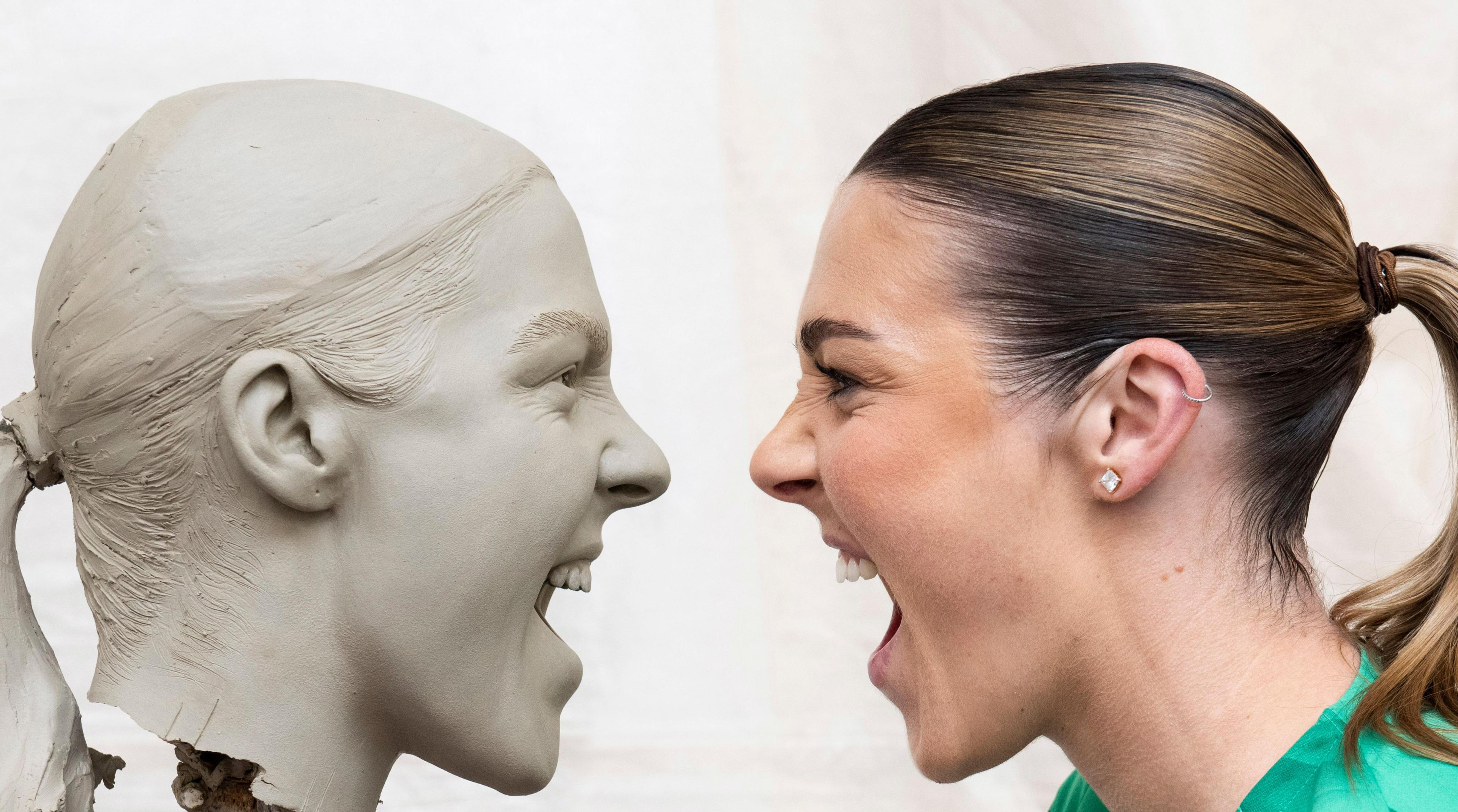 Mary Earps and her new wax figure counterpart