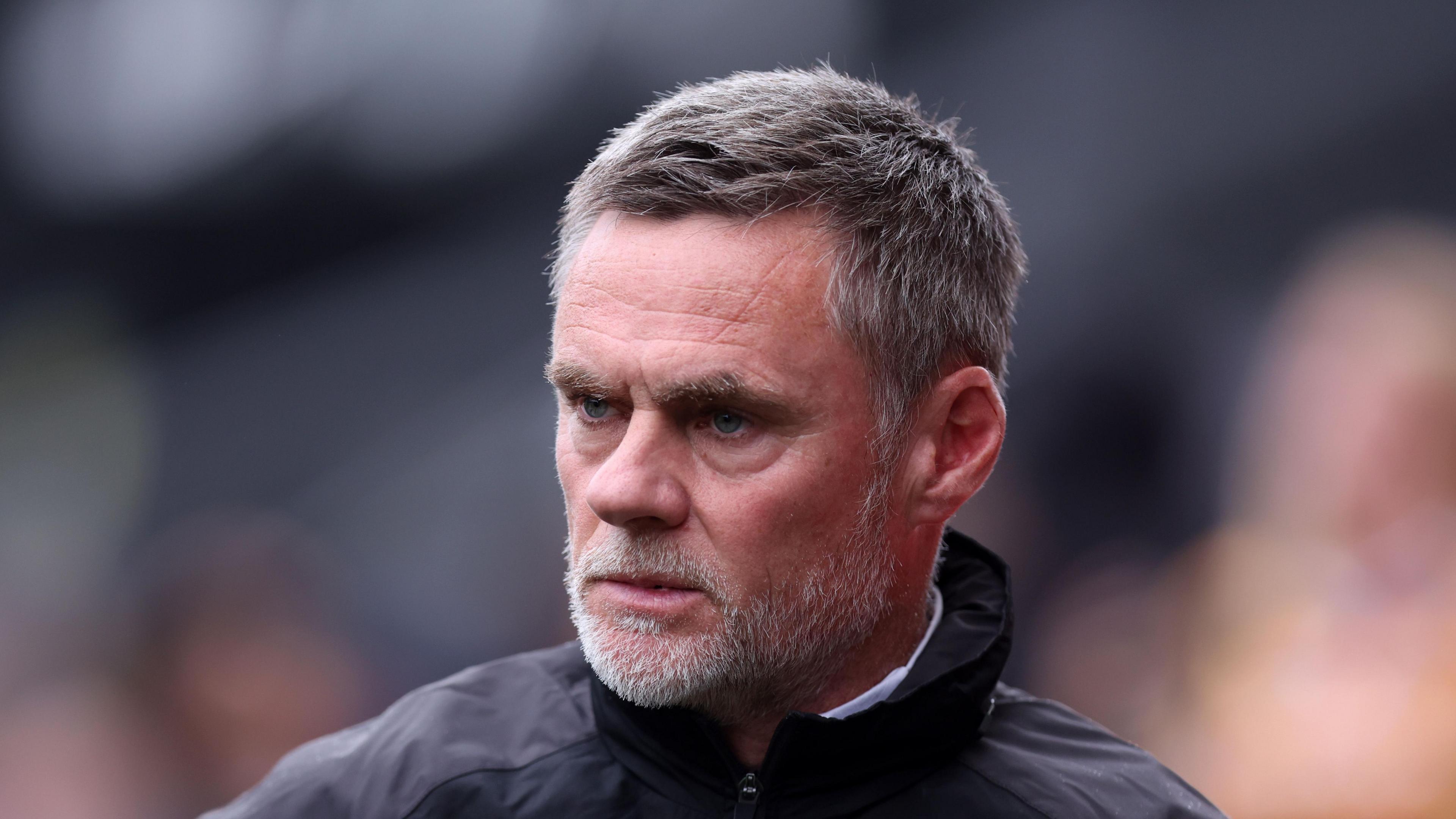 Graham Alexander wearing a Bradford tracksuit during the recent friendly with Middlesbrough