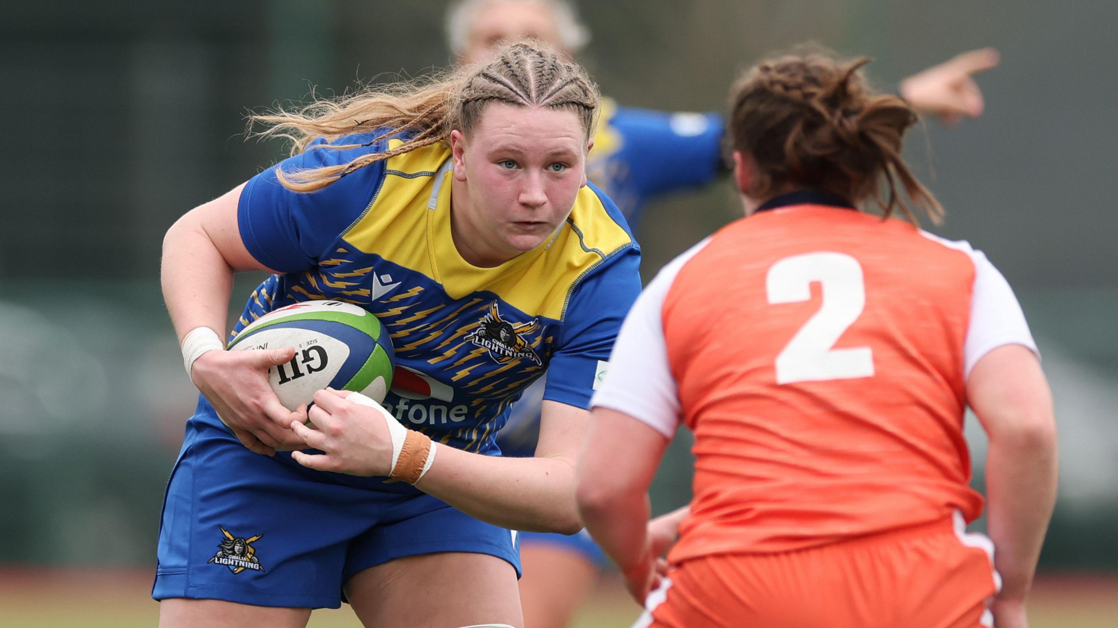 Alaw Pyrs in action for Gwalia Lightning 