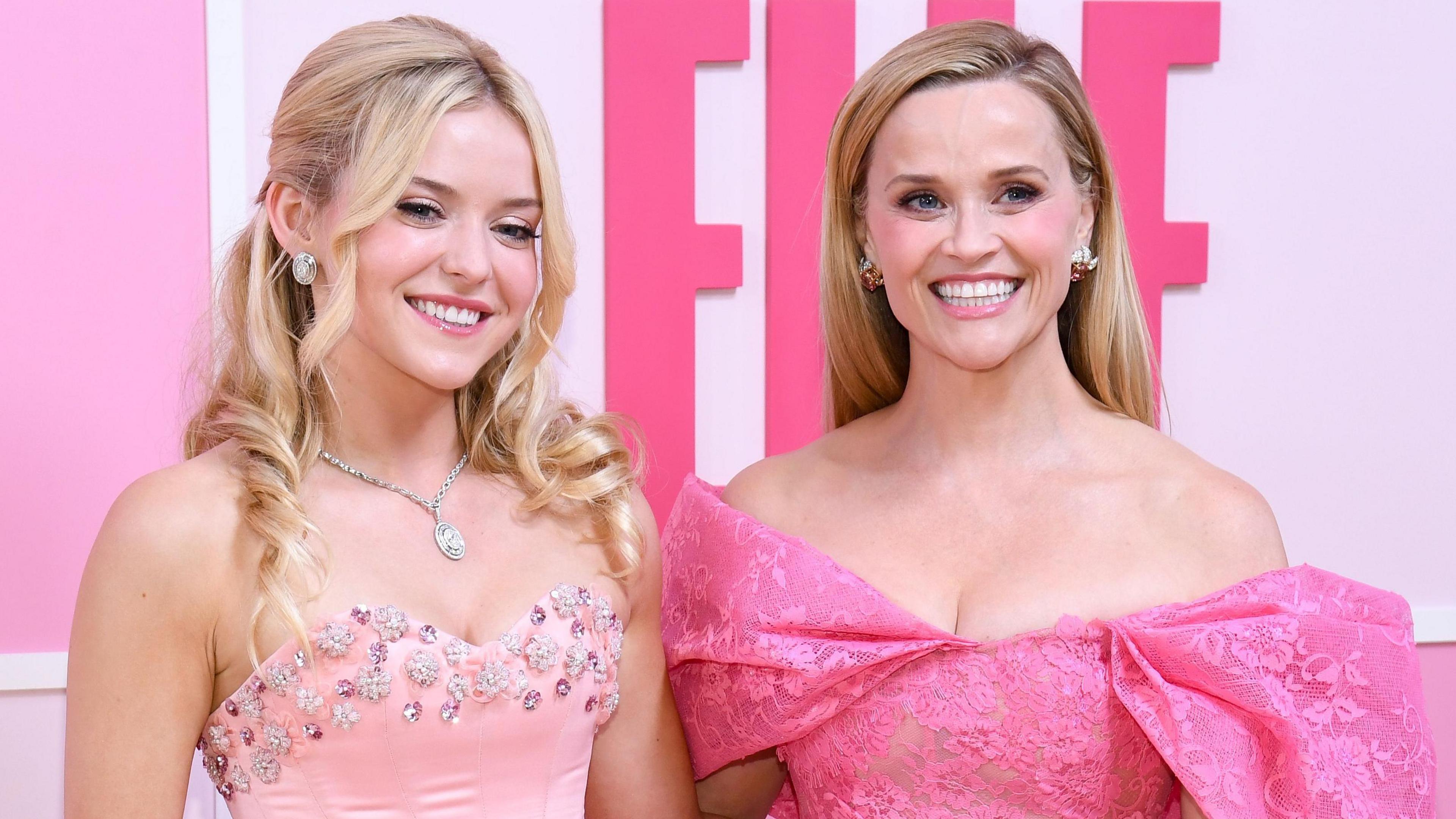 Lexi Minetree and Reese Witherspoon at Prime Video's 