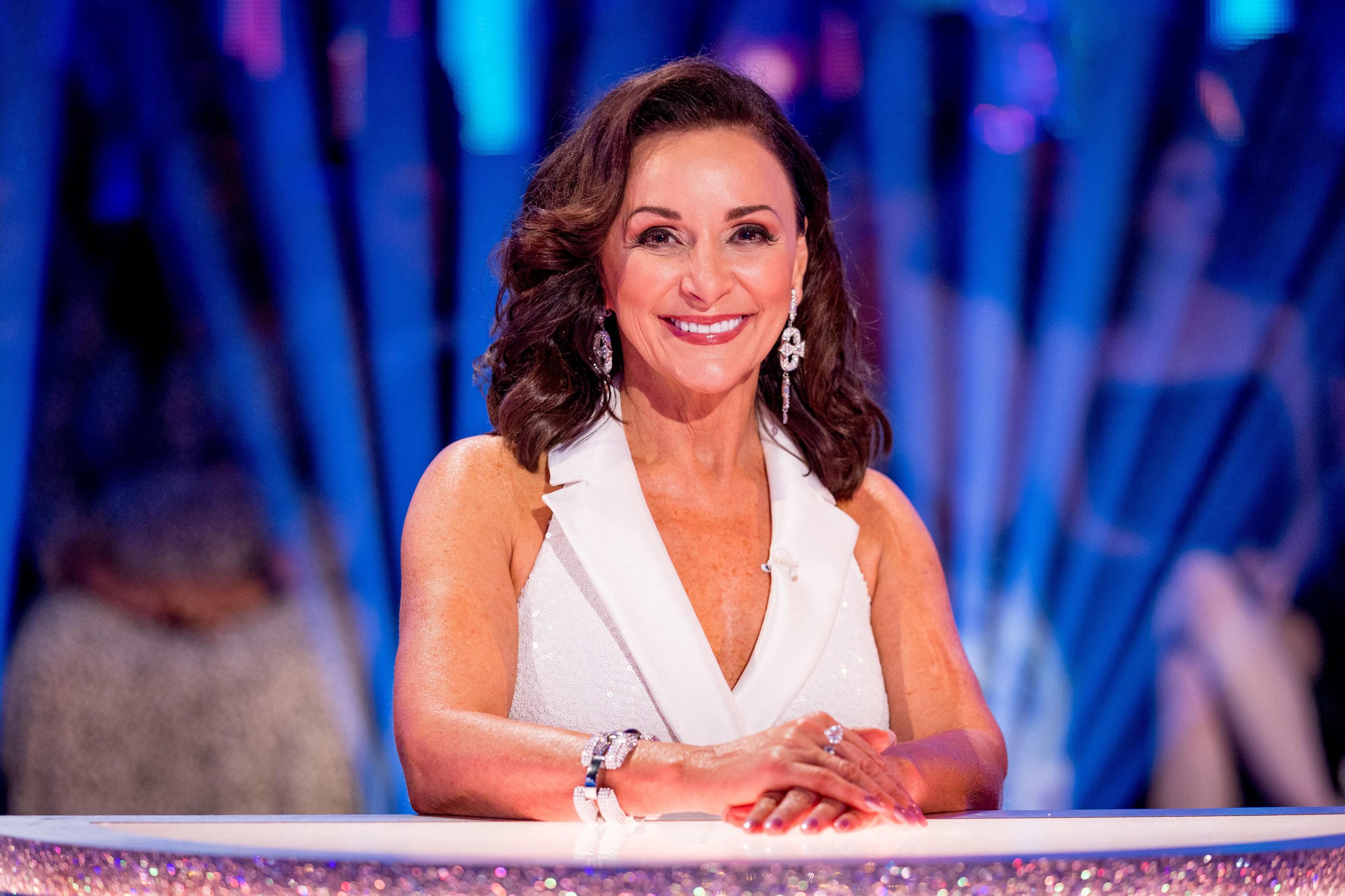 Shirley Ballas on the Strictly Come Dancing set