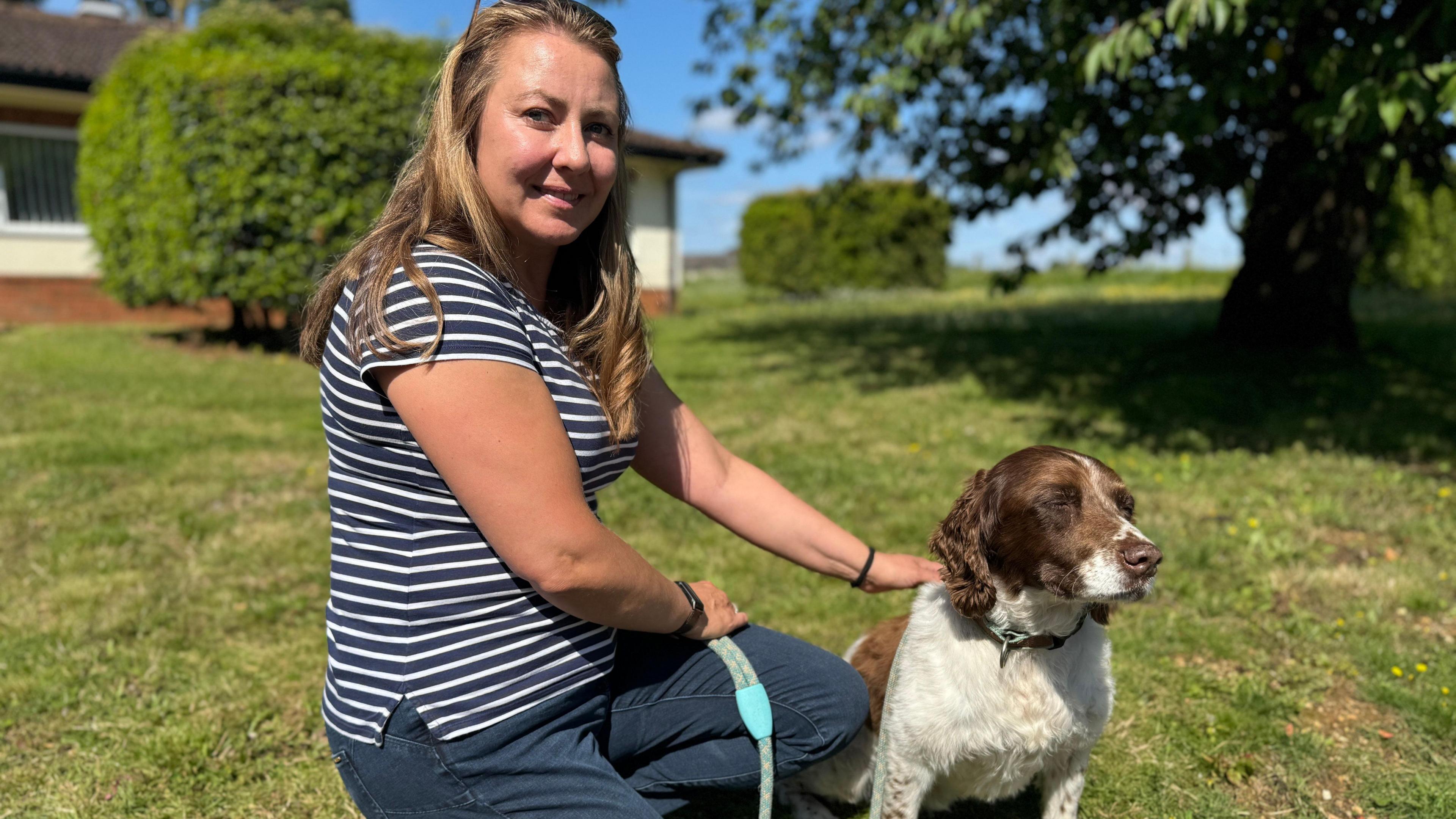 Jane Green and her dog Scooby