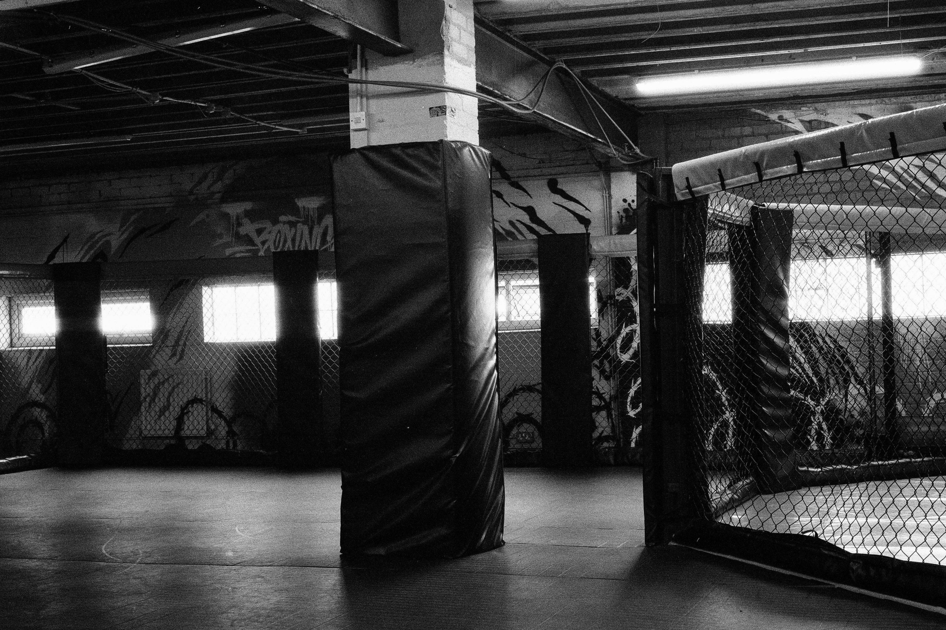 The edge of the Octagon in the Next Generation Gym in Liverpool