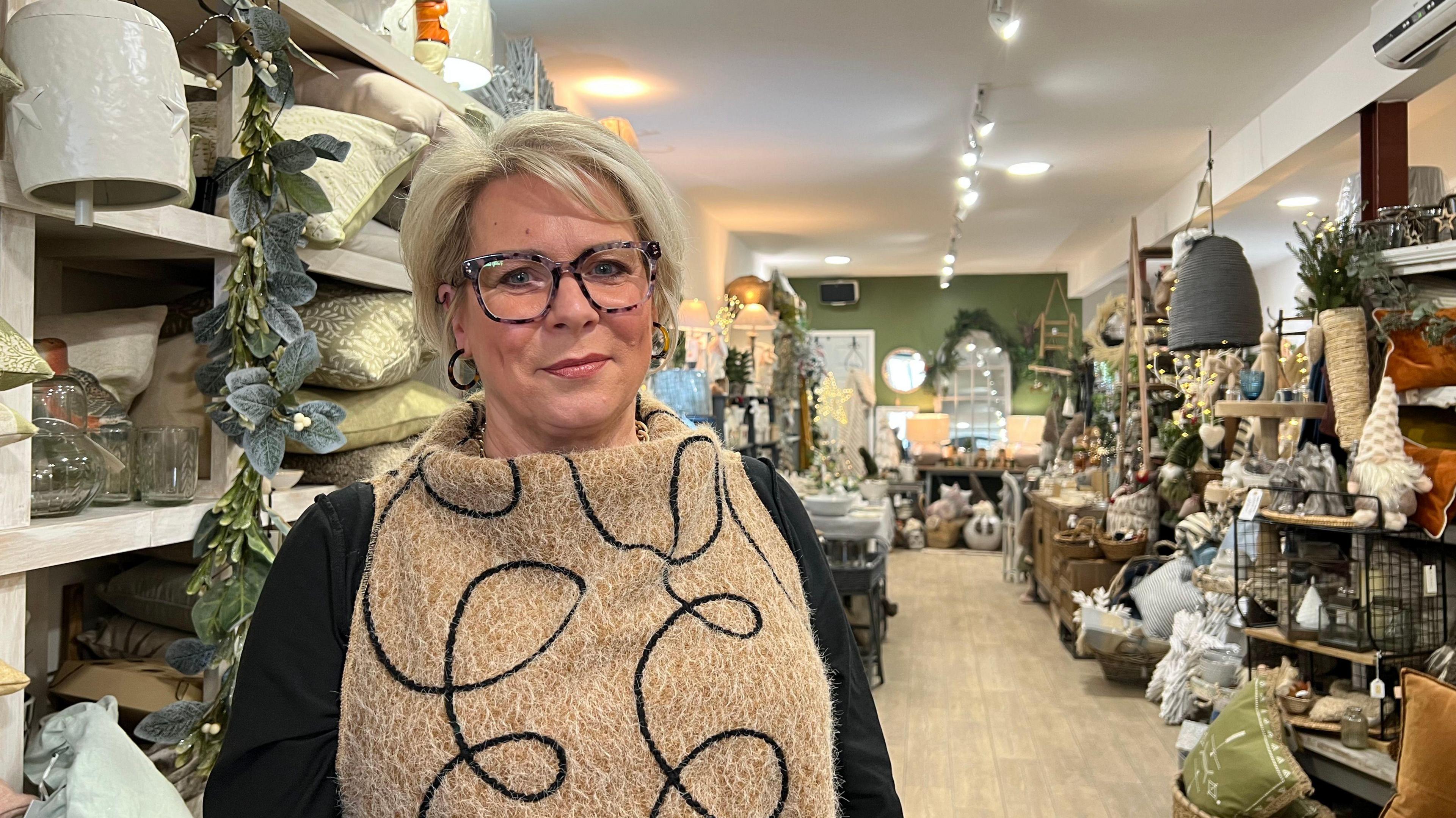 Samantha Gaudin, who runs the clothing and interior store, The Gooseberry Bush, says she does not yet know what the impact the year long roadworks project will have on her business