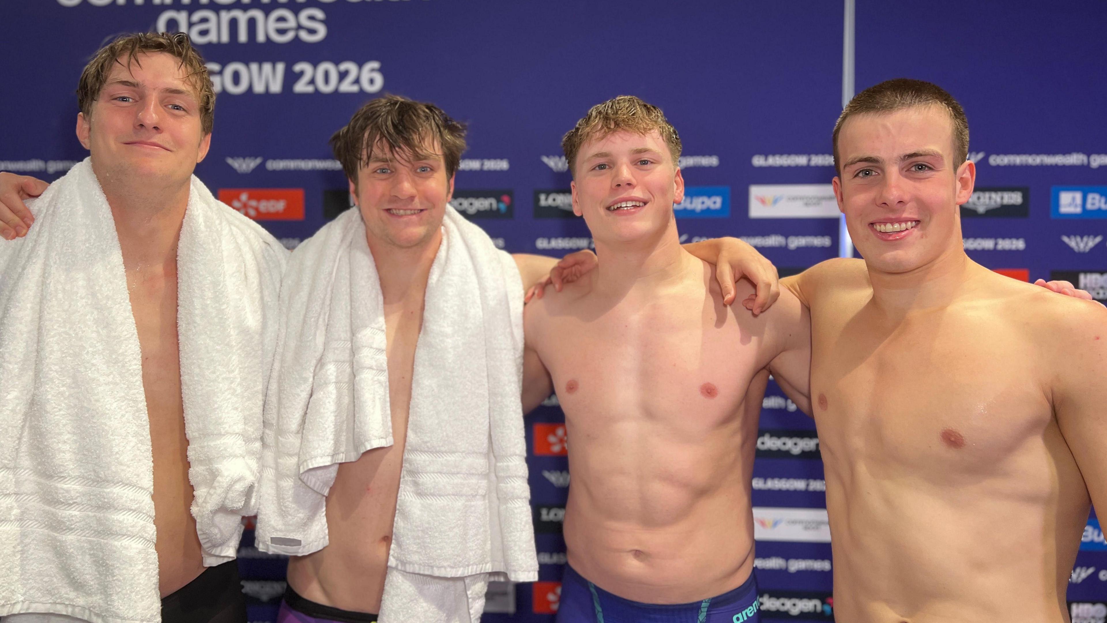 Jersey's 4x200m relay team