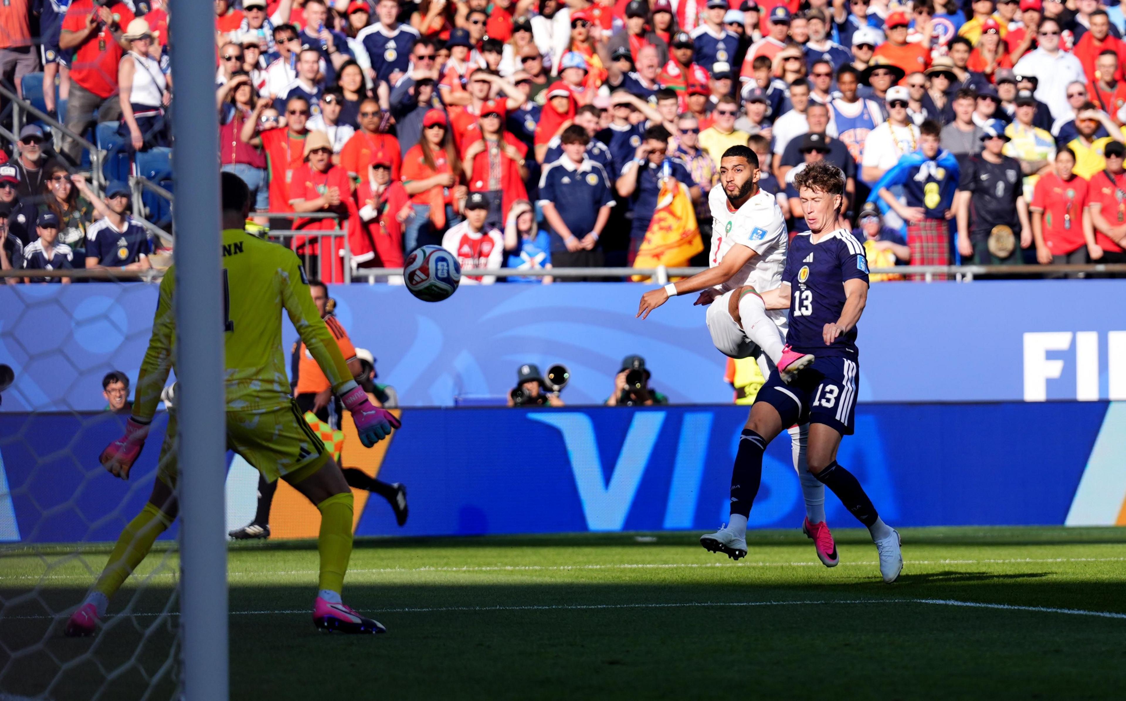 Ismael Saibari thundered Morocco into the lead after just 70 seconds with a spectacular attempt