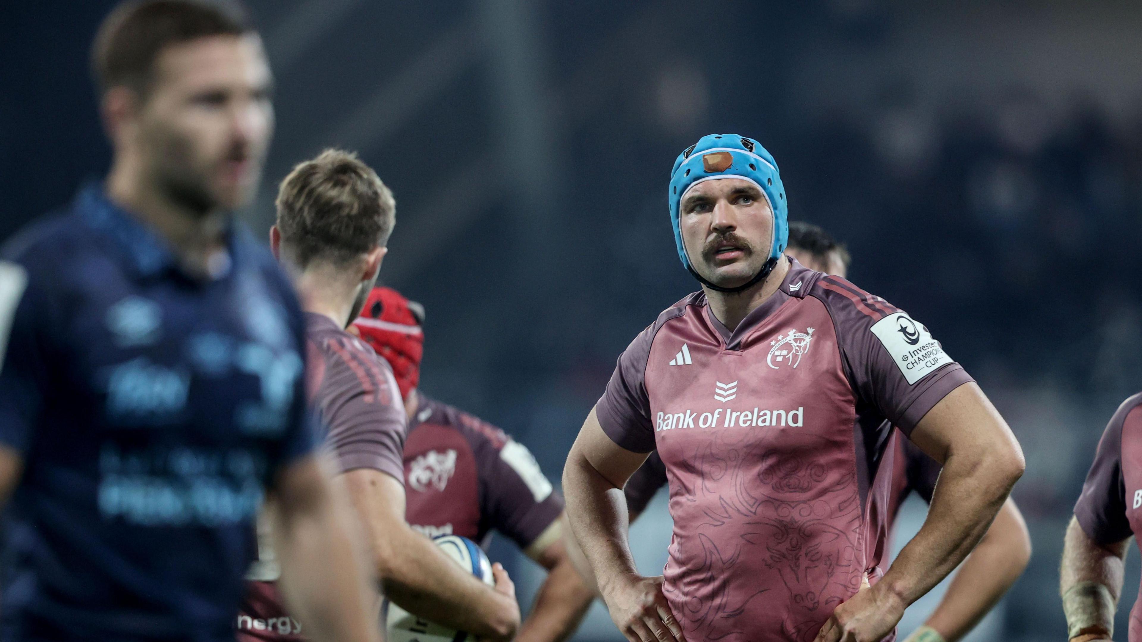 Tadhg Beirne looking disappointed