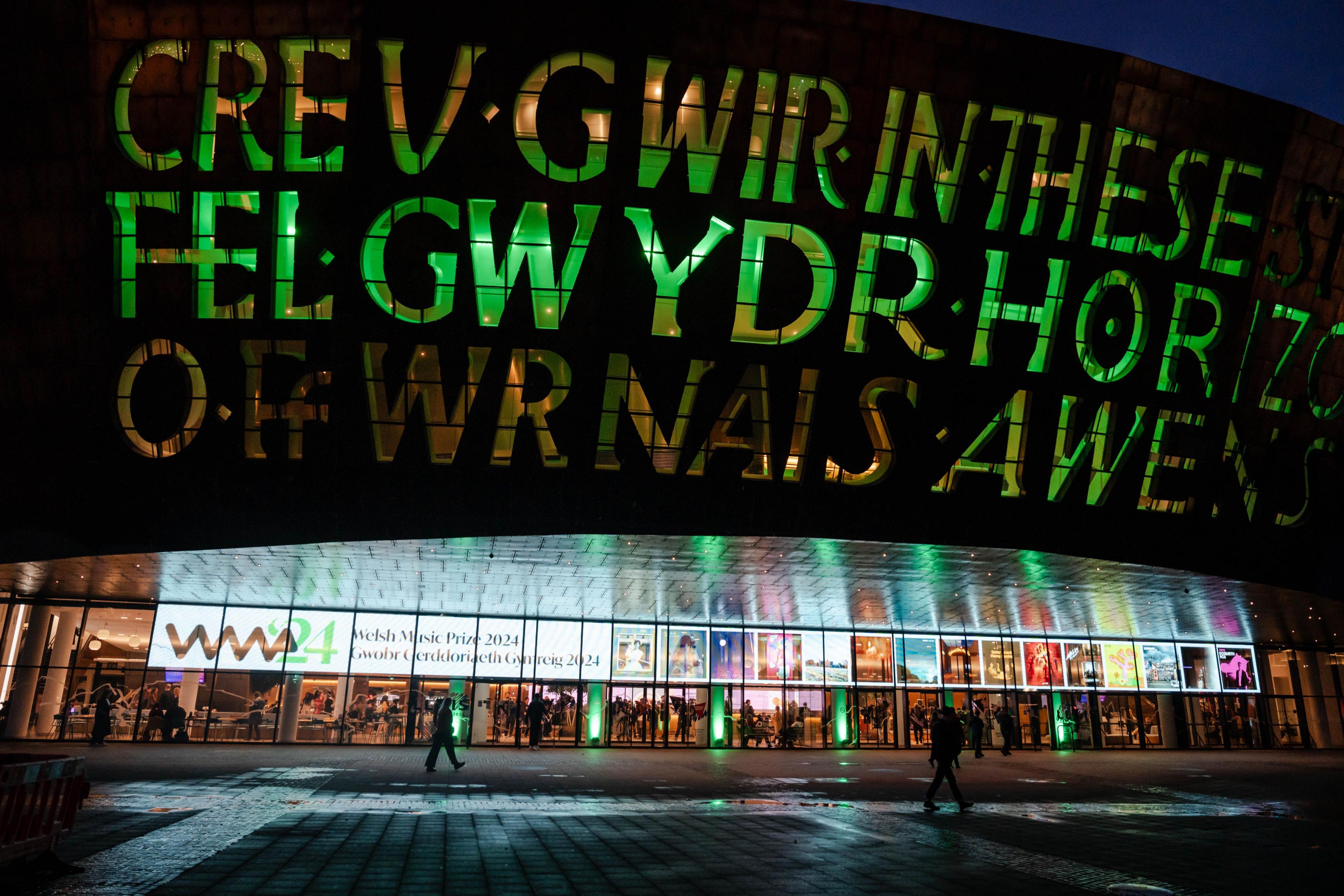 Exterior of the Wales Millennium Centre 