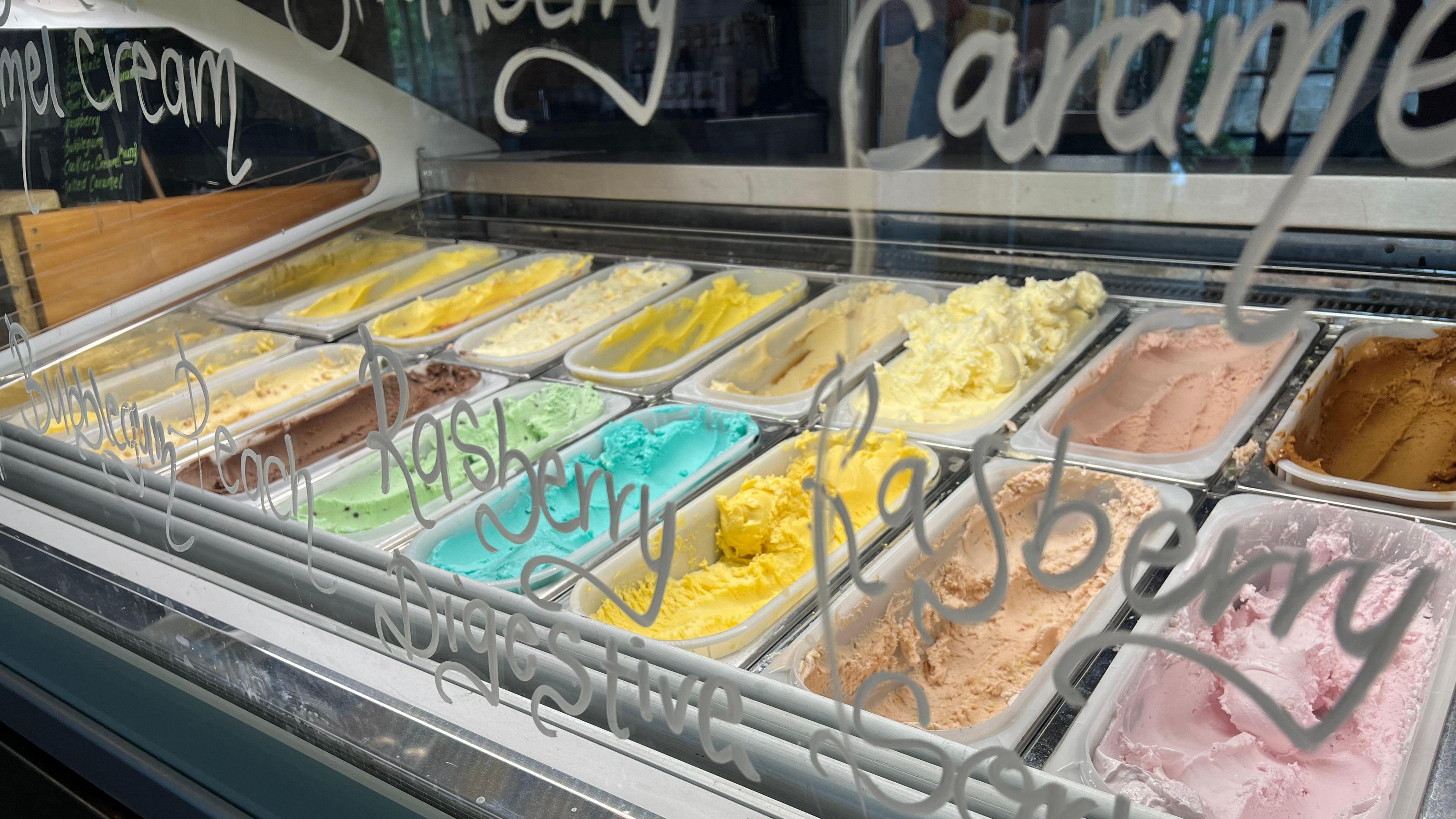 Wheelbirks Farm ice cream parlour Northumberland