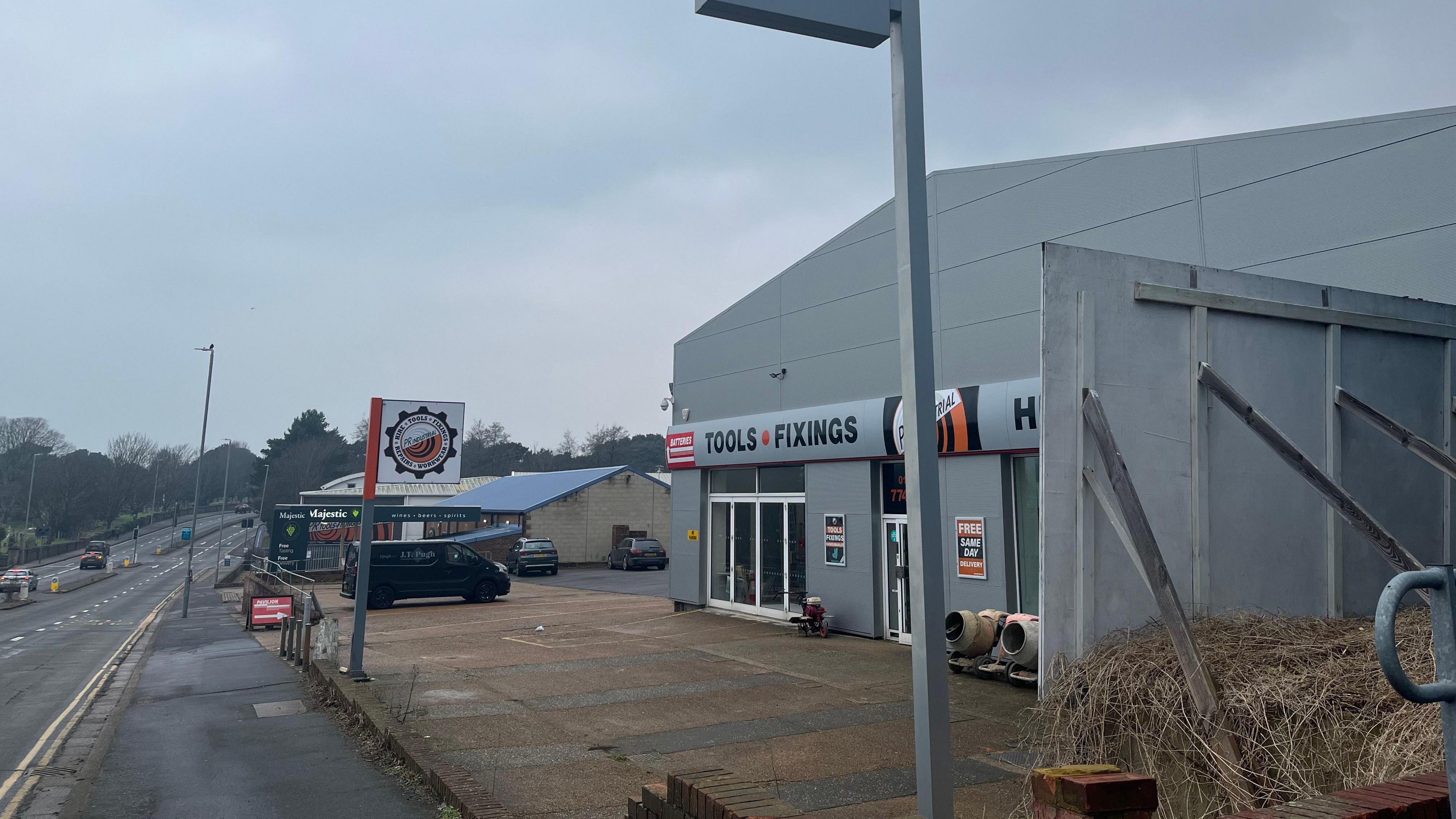 An exterior shot of a tool company building on Old Shoreham Road in Hove 