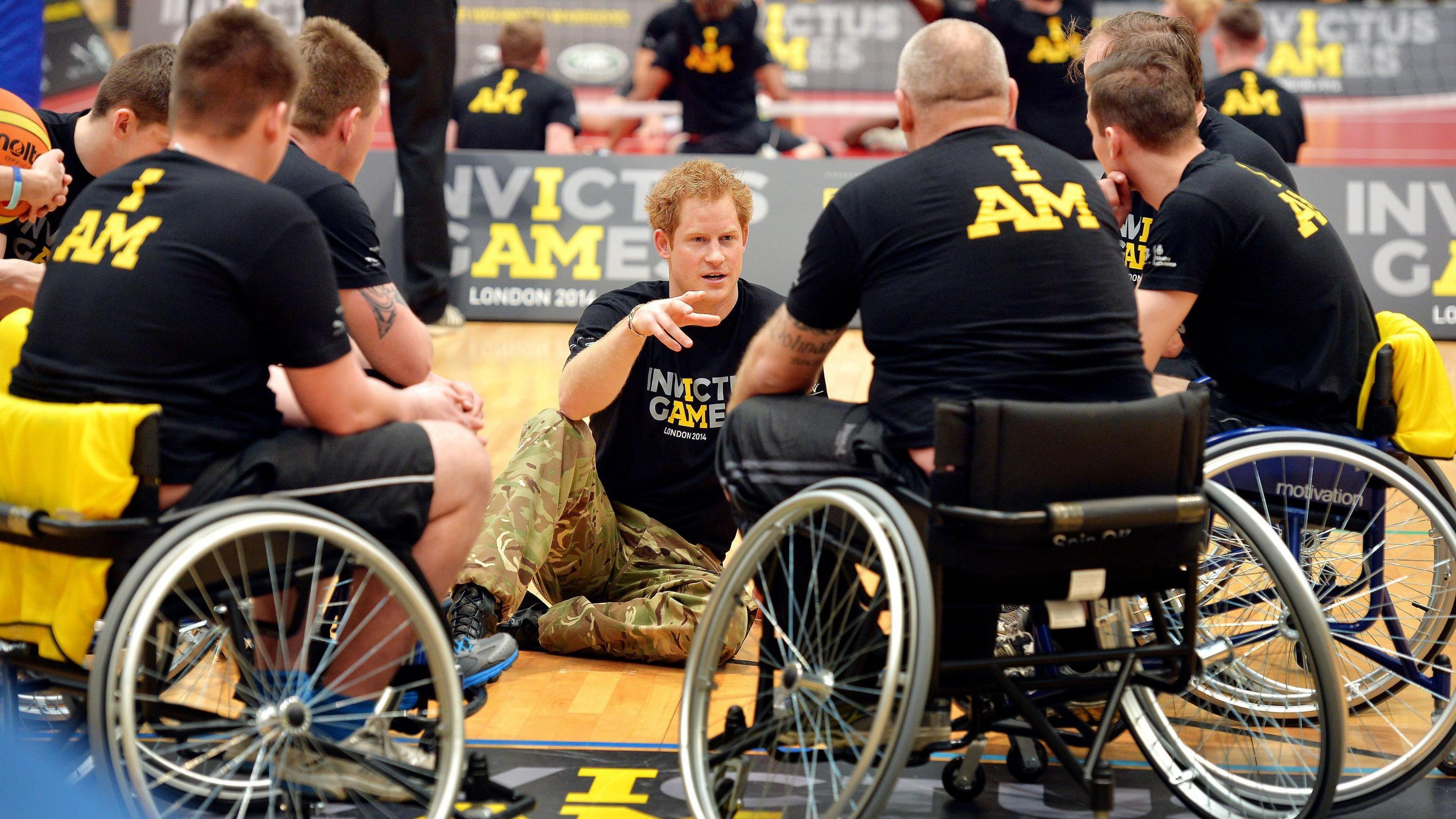 The Invictus Games was inspired by WE Henley's famous poem