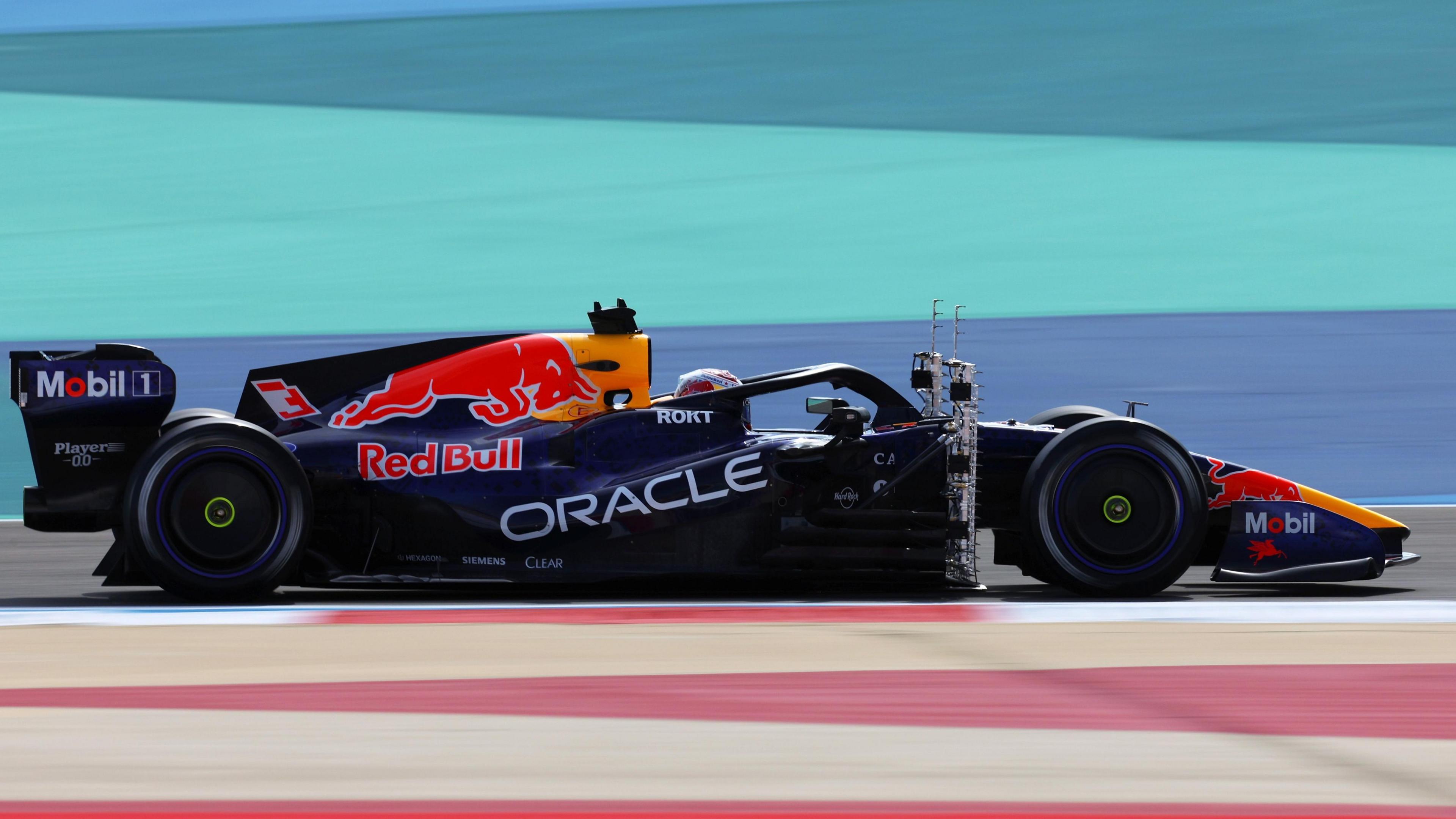 Max Verstappen in the Red Bull