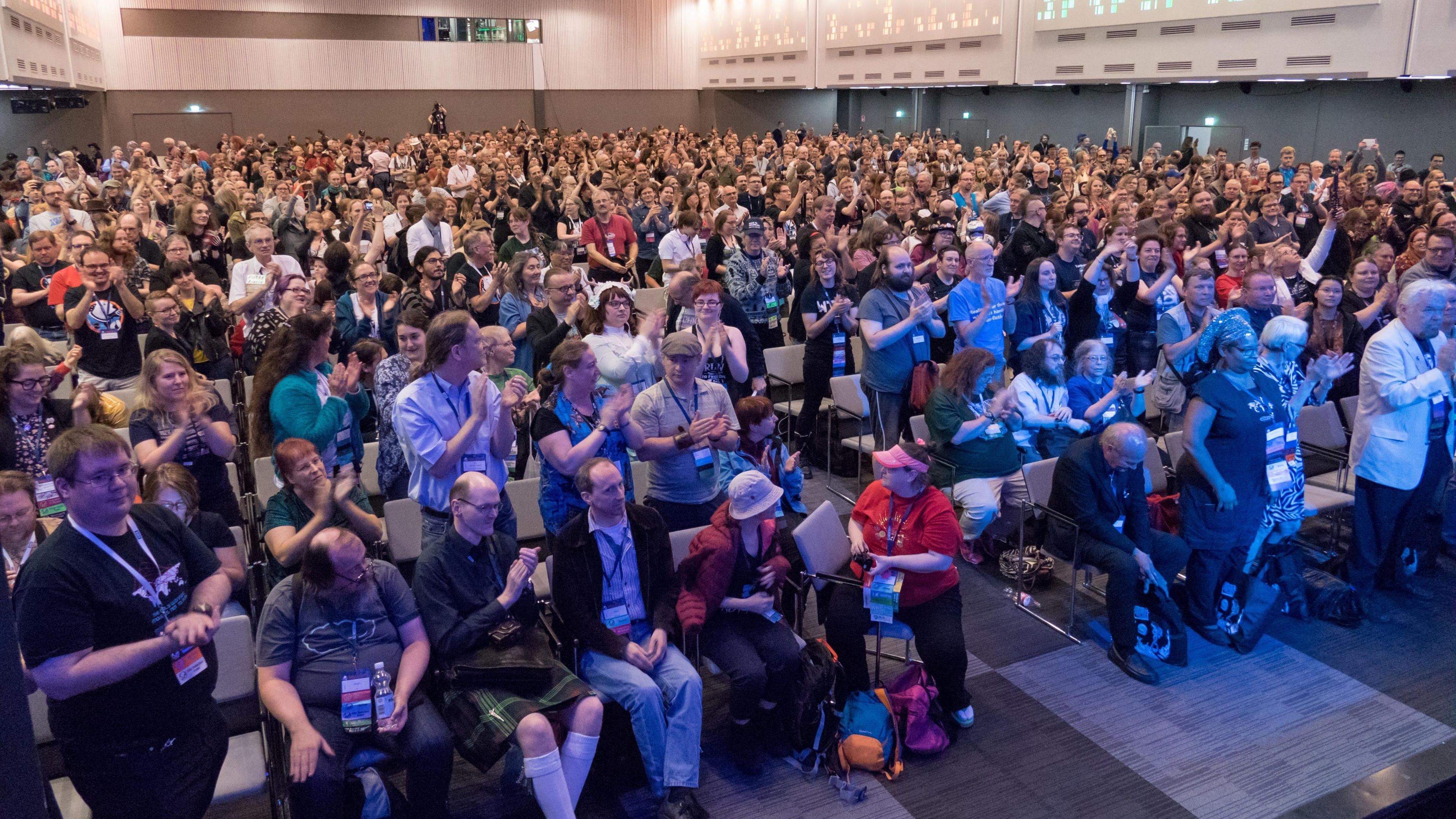 Thousands of science fiction fans at Worldcon 75 in Helsinki