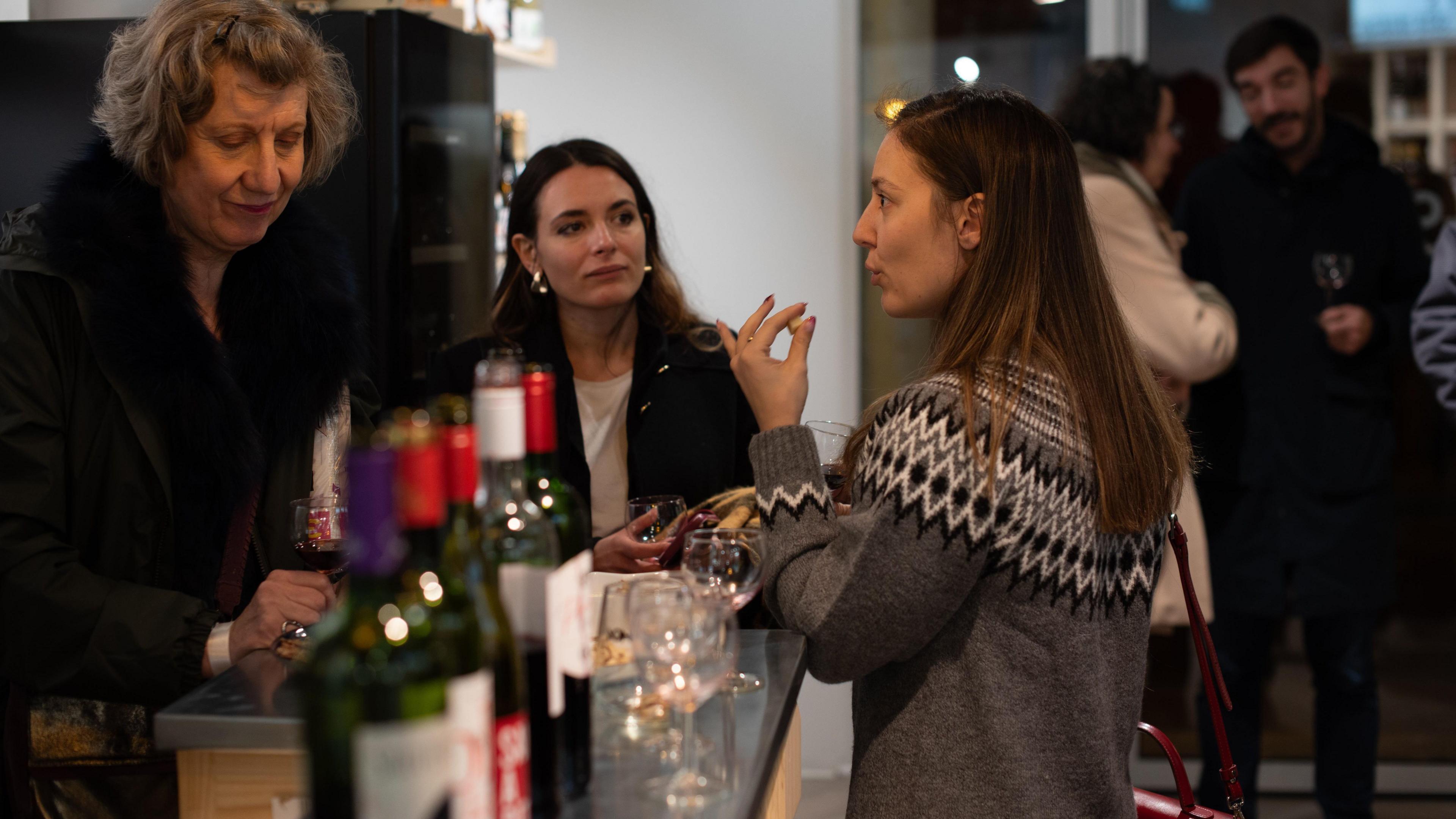 A wine tasting in France