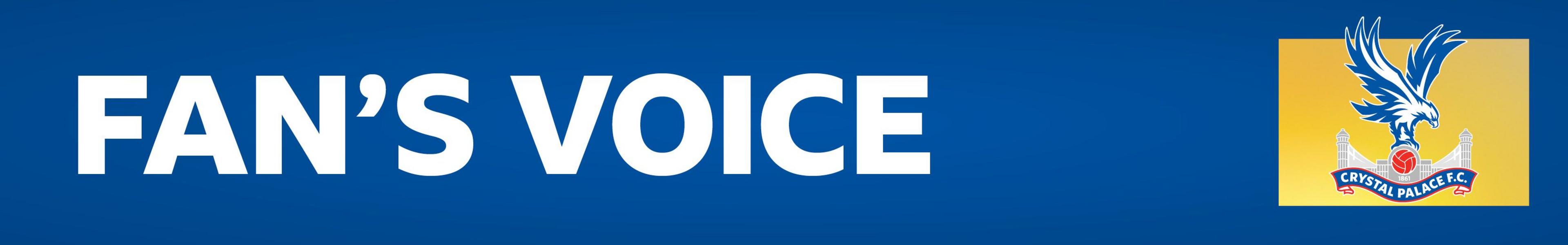 Crystal Palace fan's voice banner
