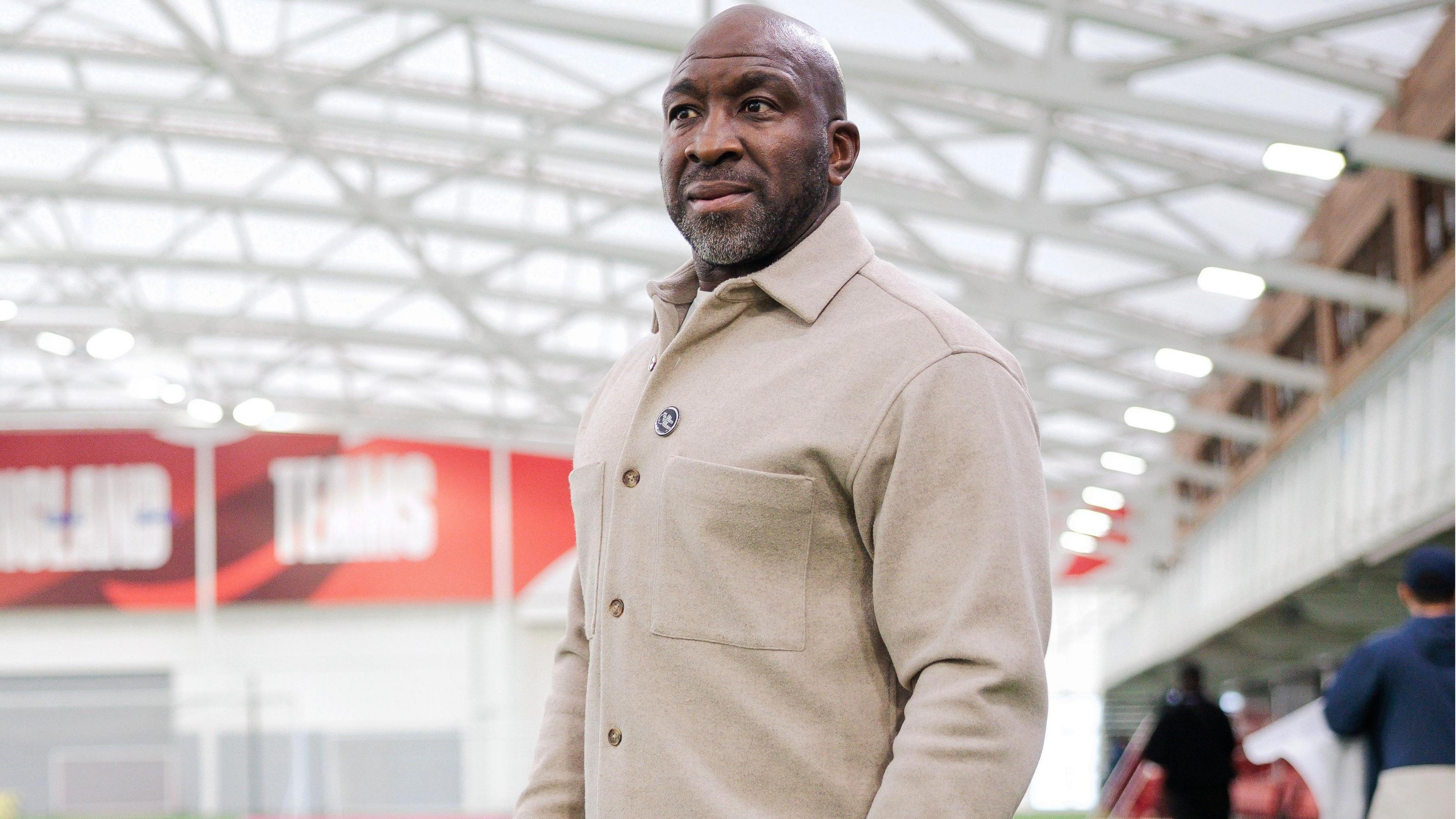Darren Moore at St George's Park