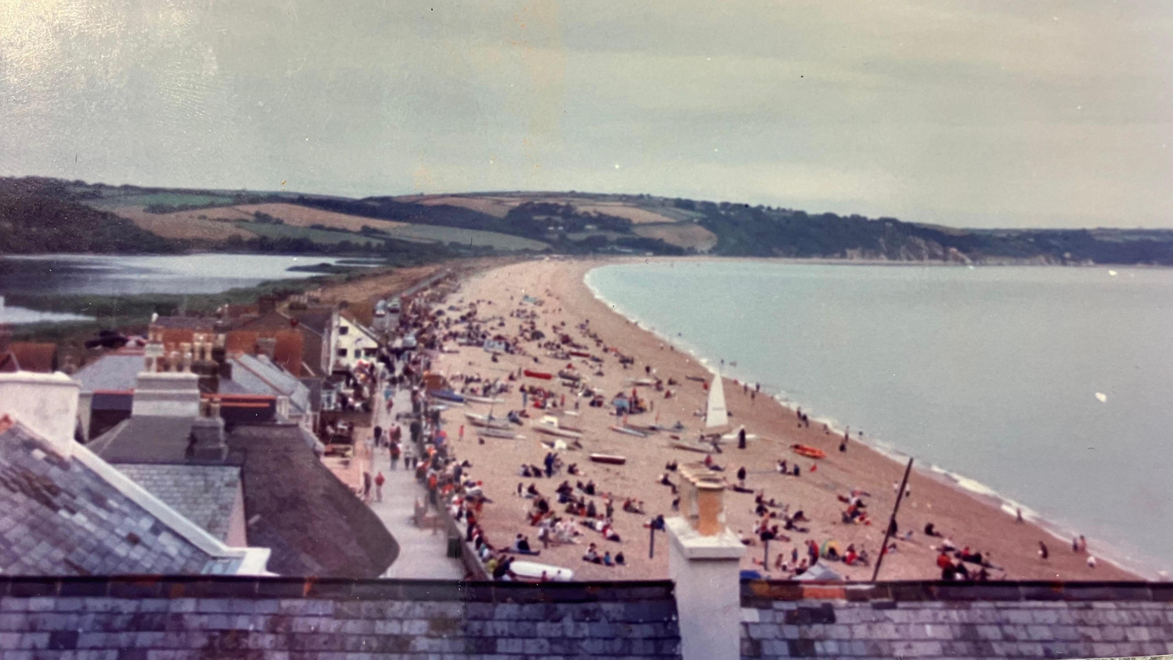 Residents say that the beach at Torcross has "almost disappeared" in the last few decades. 