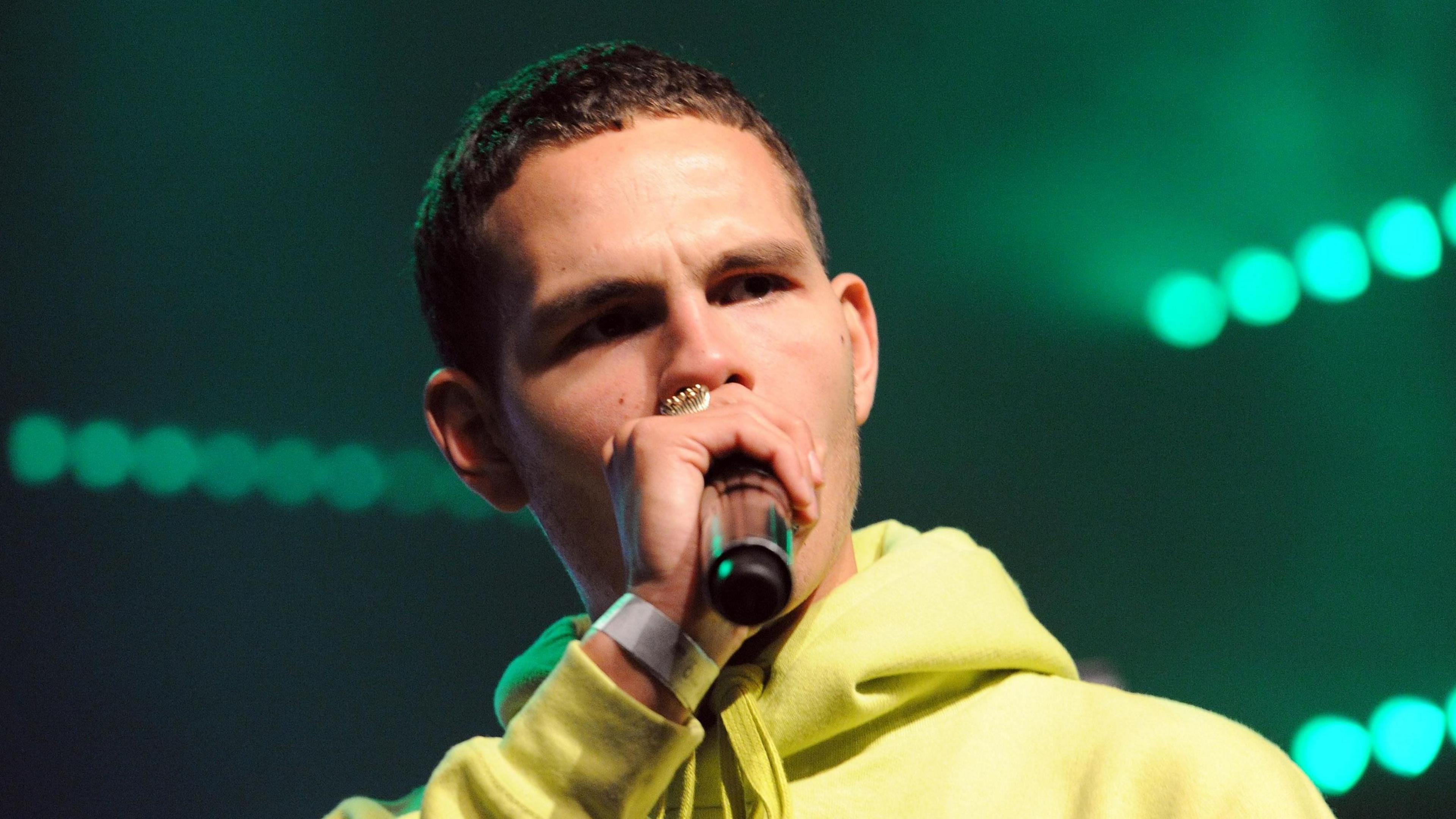 Slowthai performing at 6 Music Festival 2019 on 30th March 2019