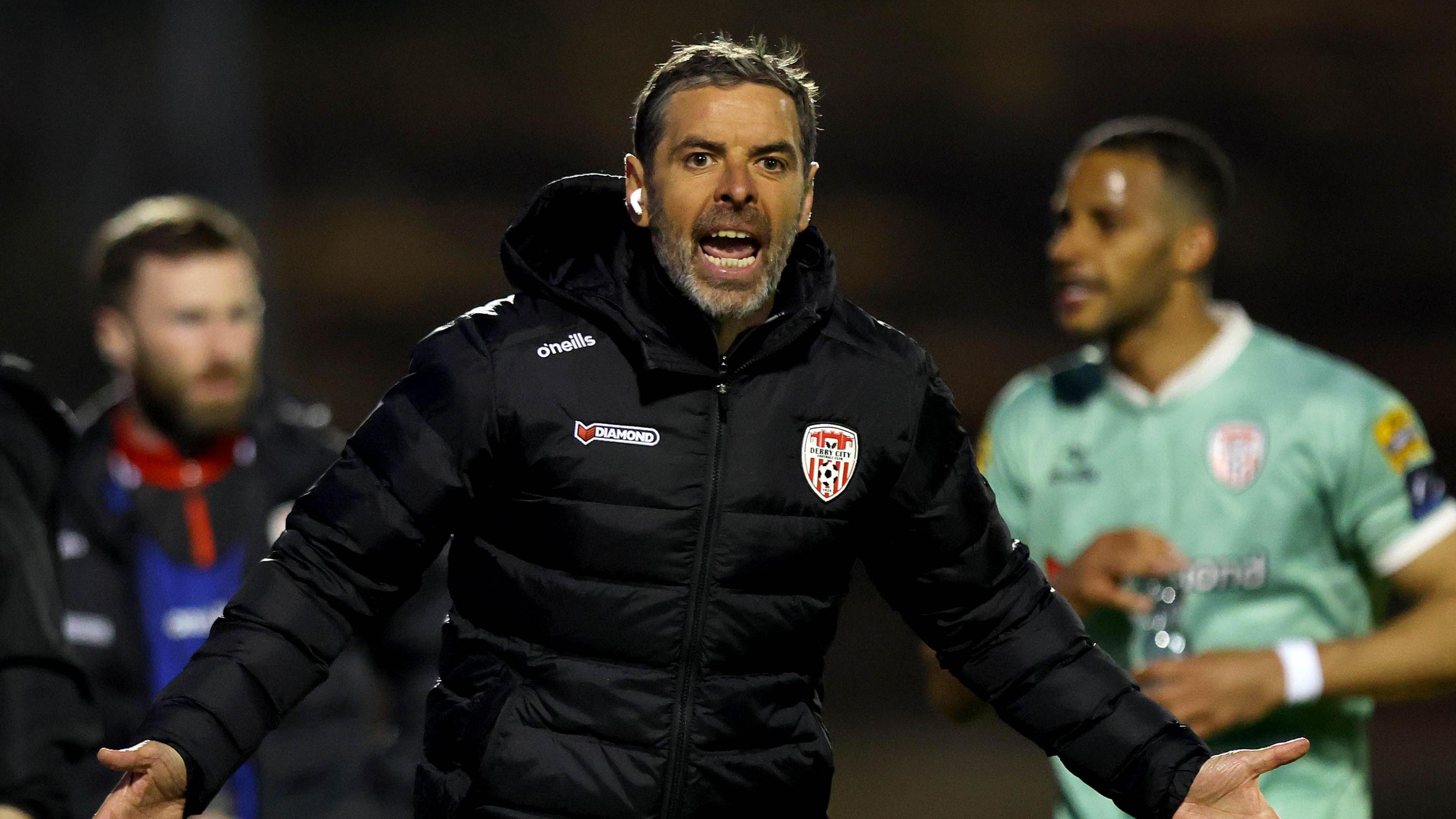 Derry City manager Tiernan Lynch 