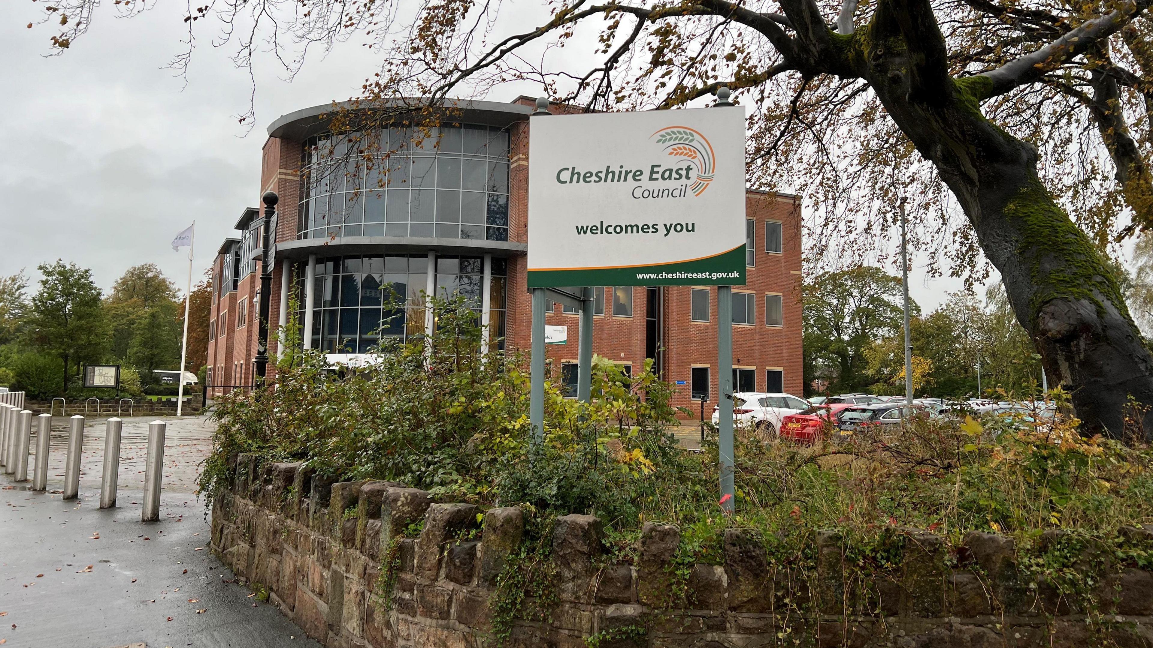 Cheshire East Council's headquarters at Westfields