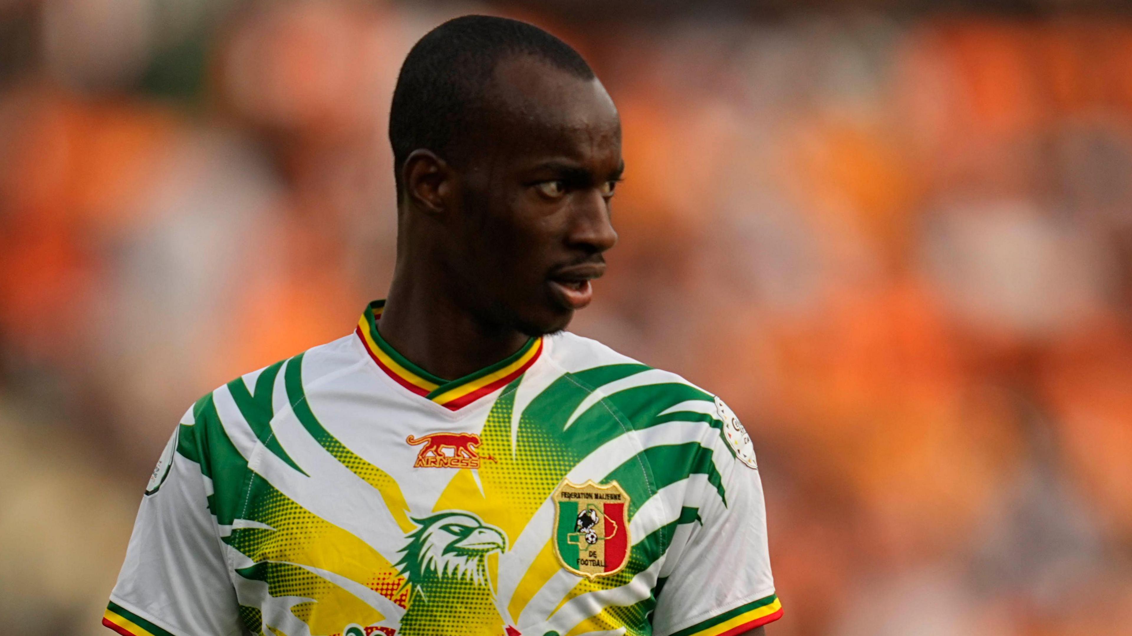 Kamory Doumbia in action for Mali