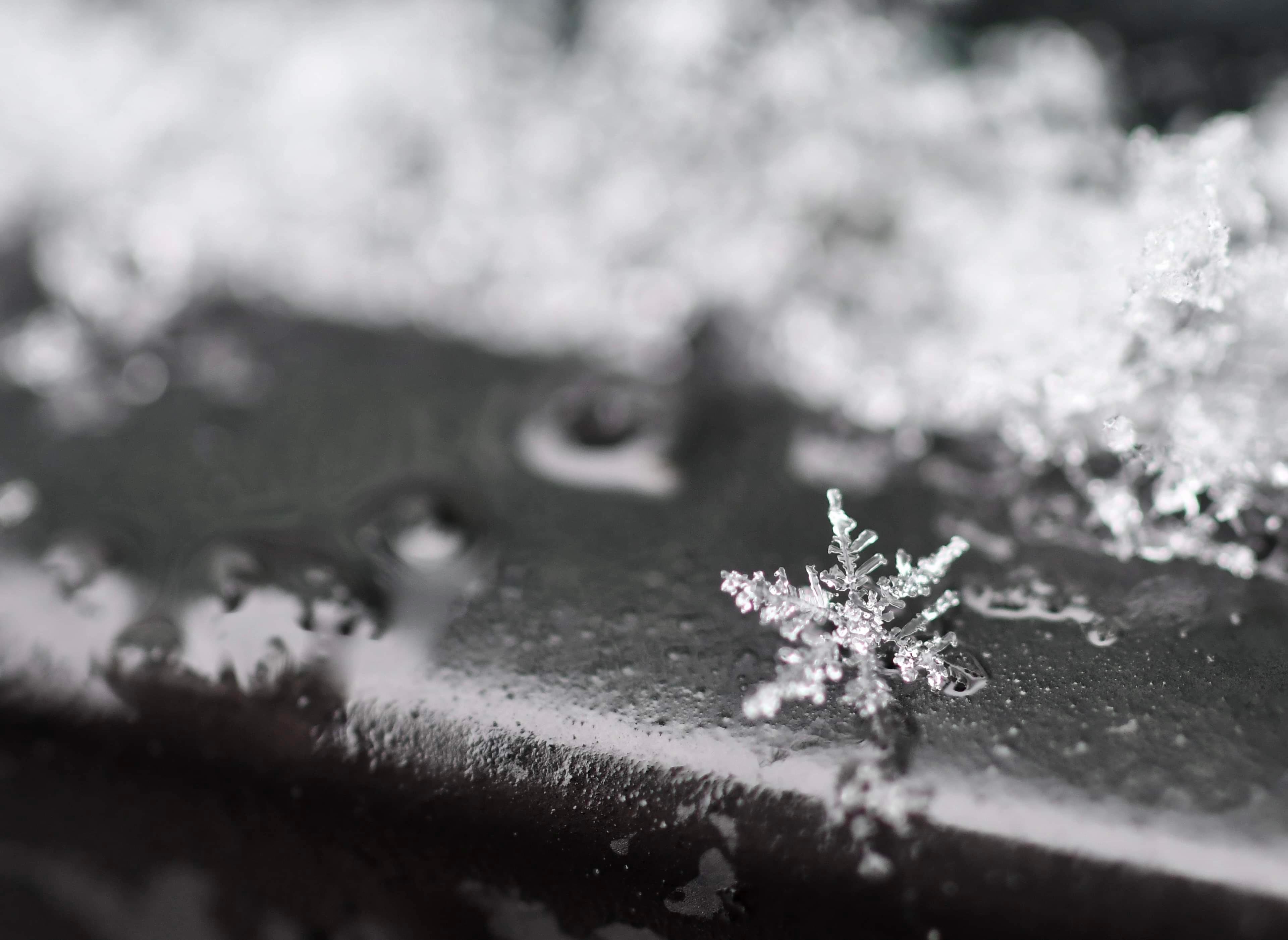 Snowflakes in Stotfold, Bedfordshire