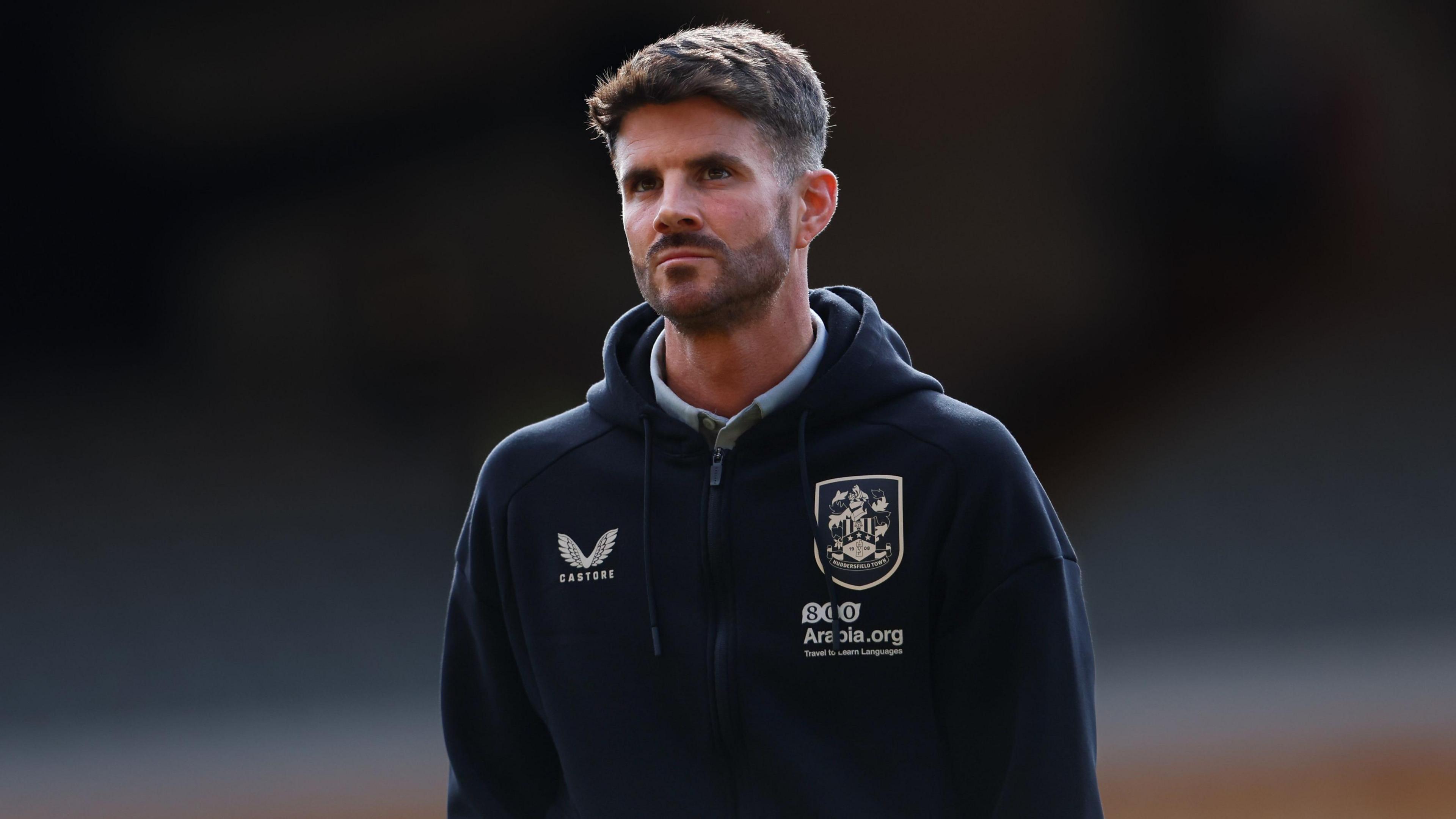 Martin Drury in his role as assistant manager before he stepped up to become Huddersfield Town's head coach.