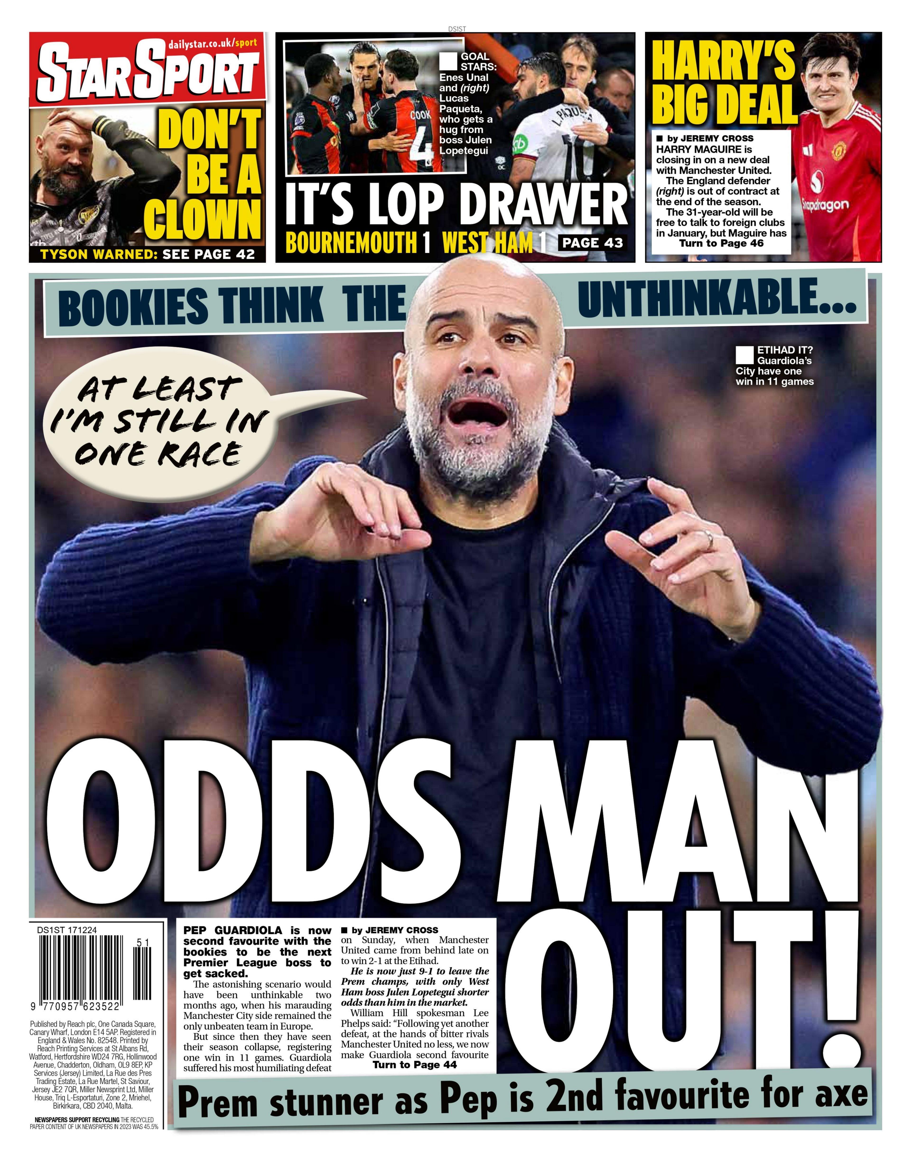 Star back page