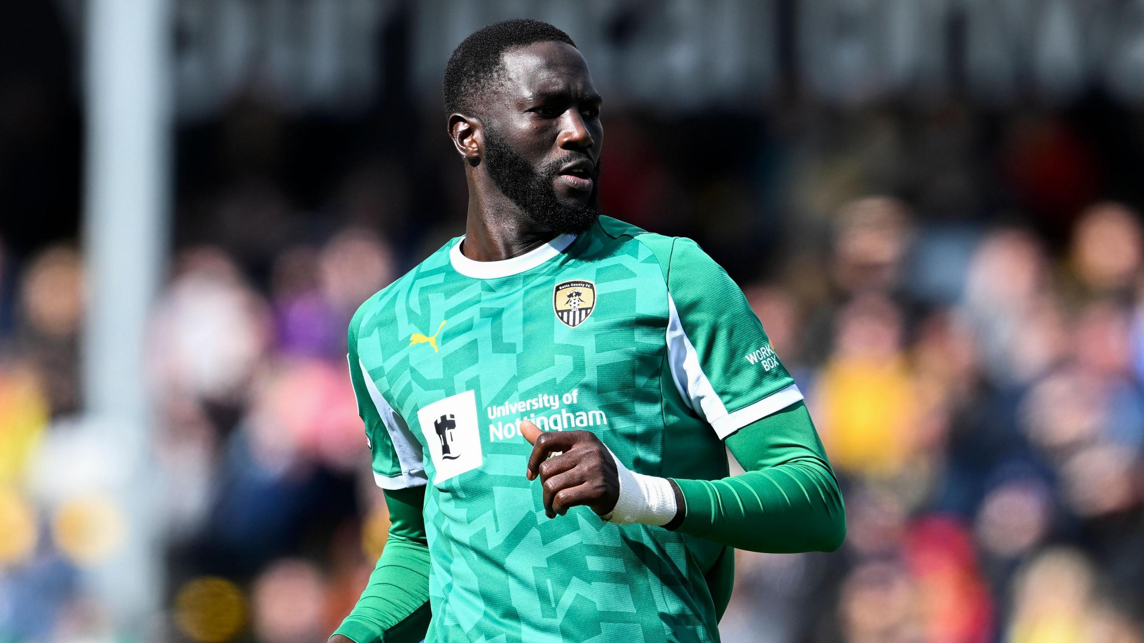 Alassana Jatta in action for Notts County.