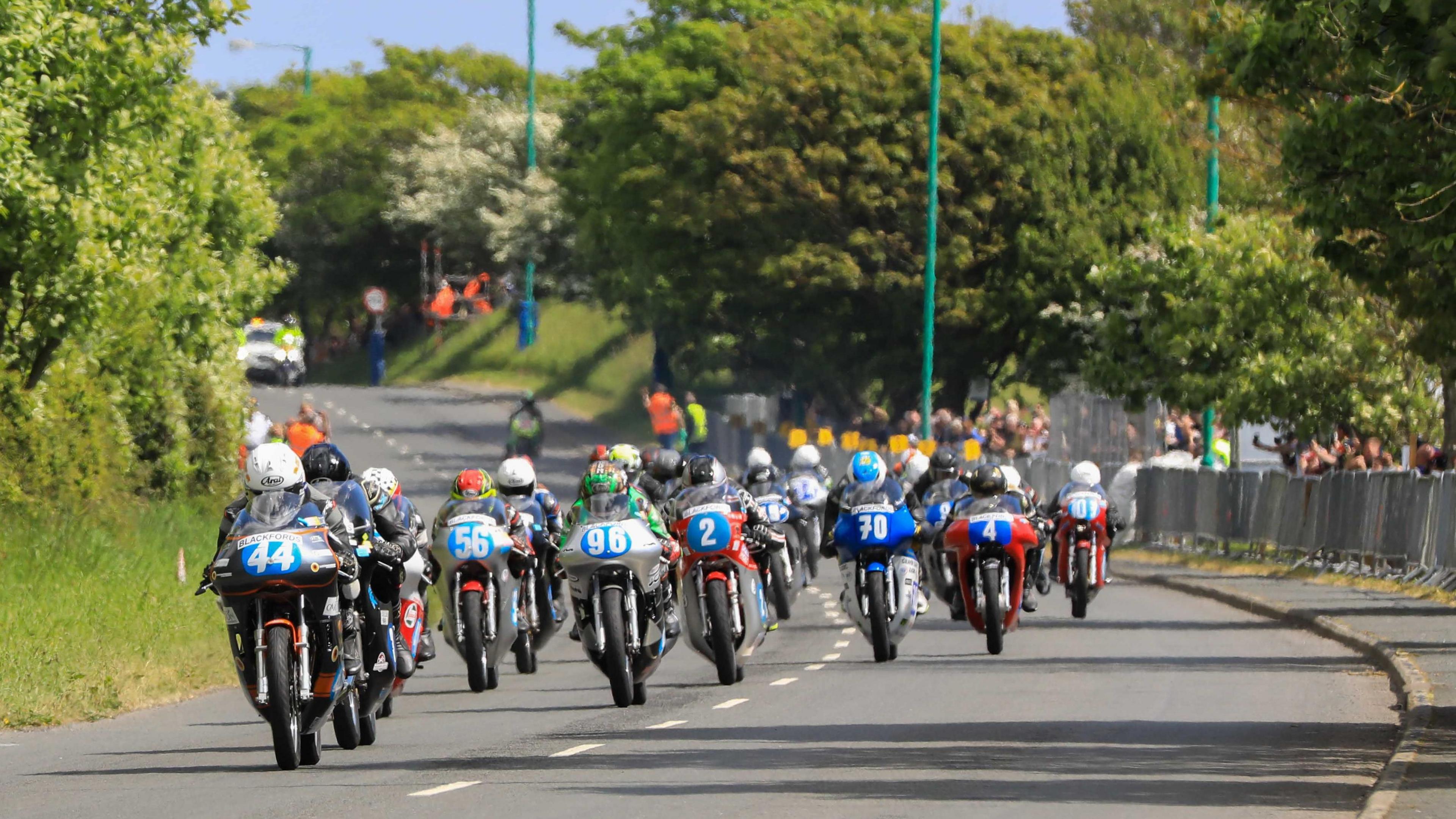 Bikes on the Billown Circuit