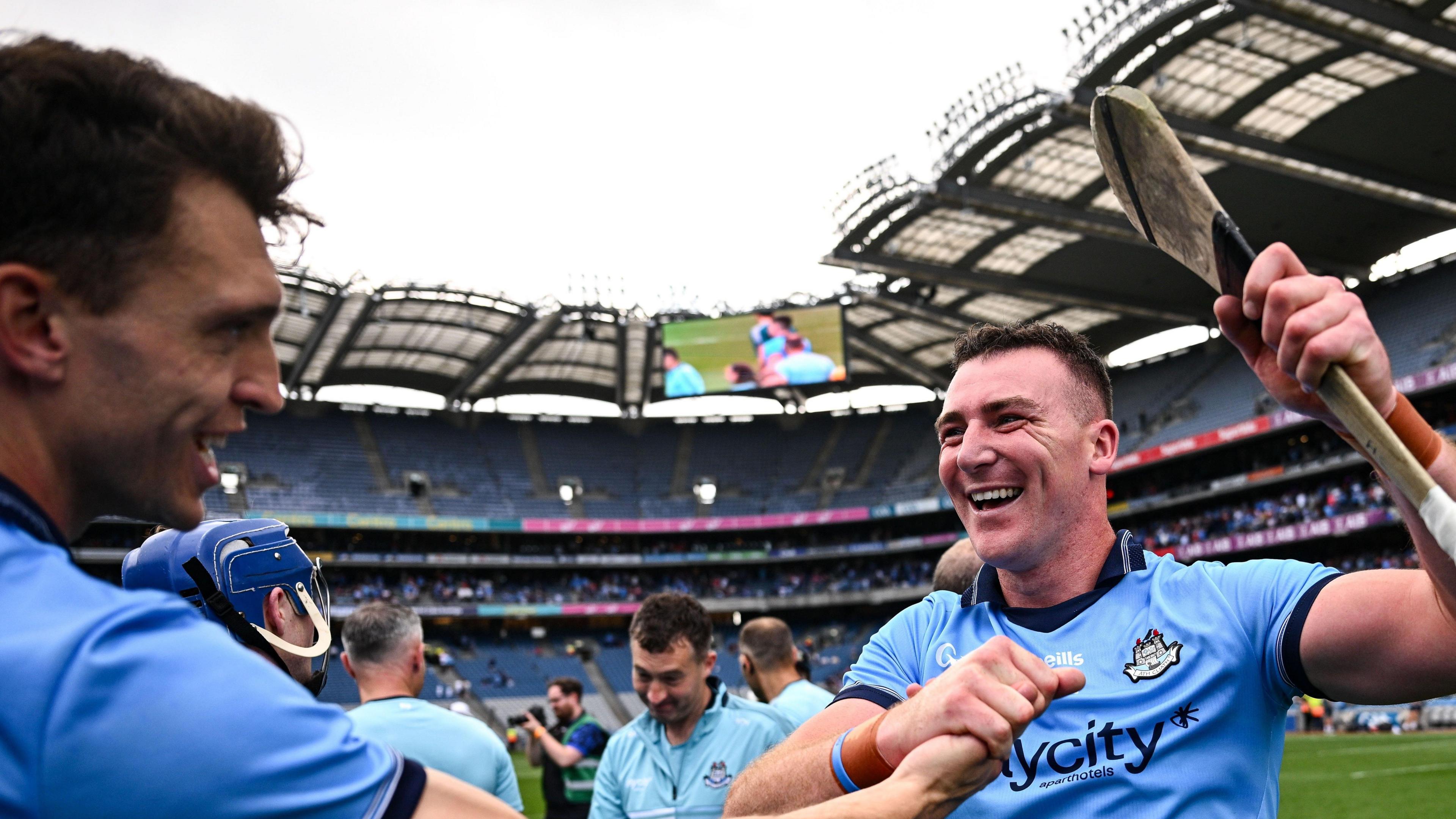 Dublin's John Hetherton celebrates at full-time