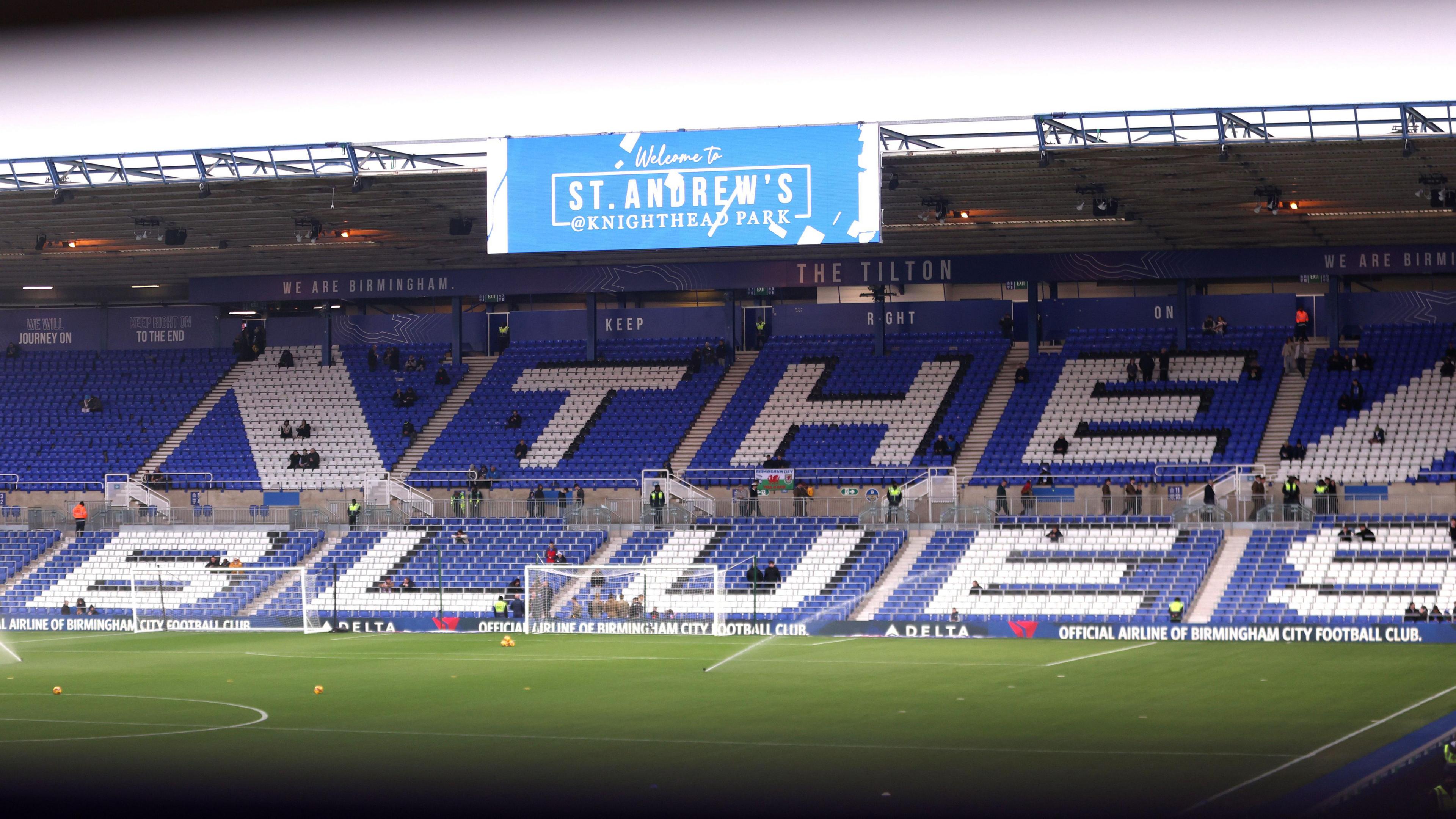 Generic view of Birmingham City's home ground