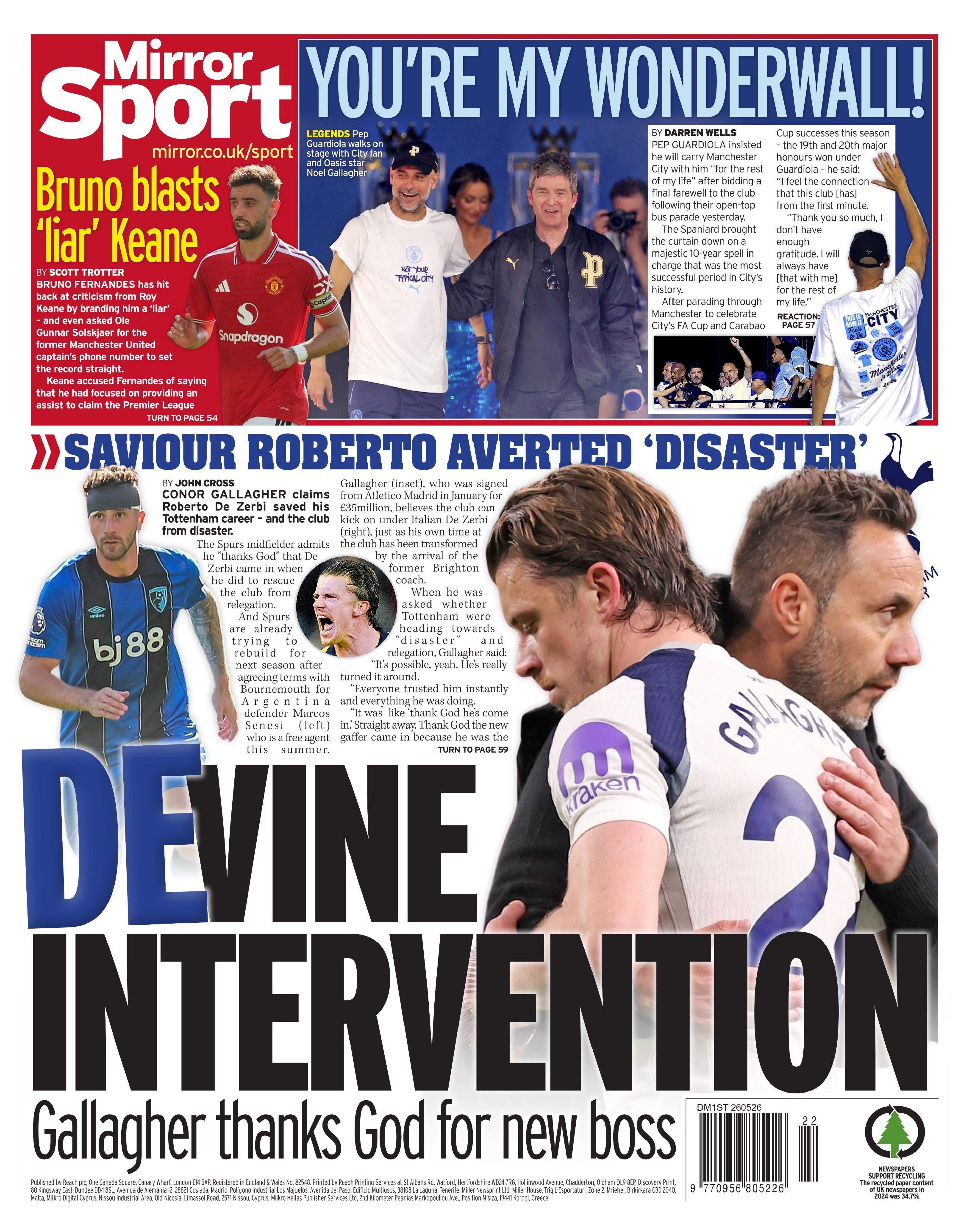 Mirror back page