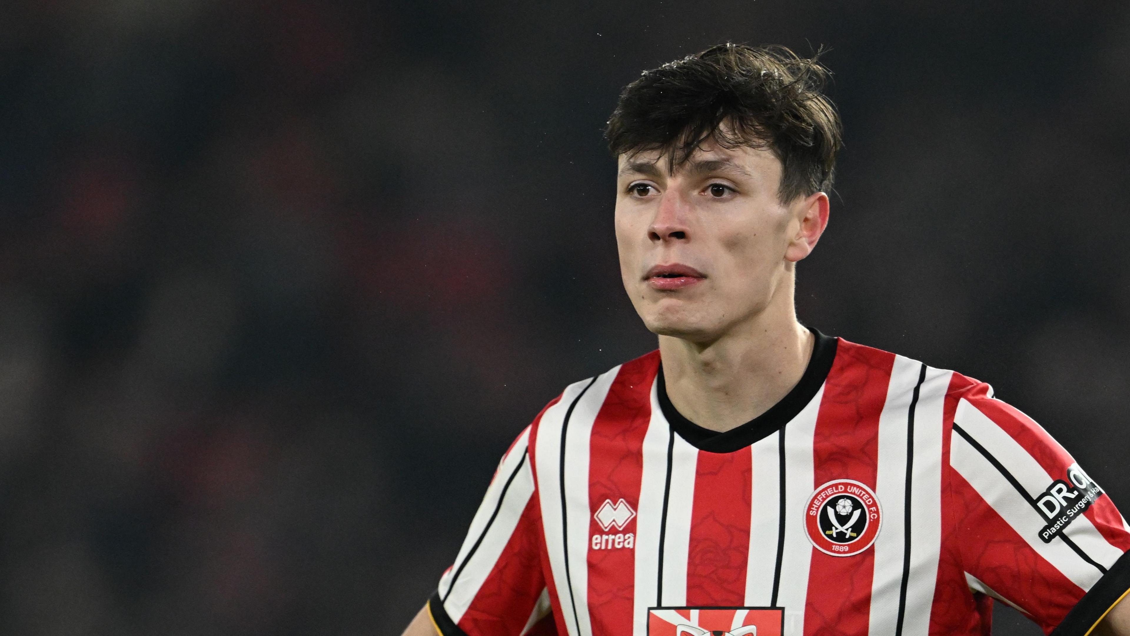 Anel Ahmedhodzic in action for Sheffield United against Norwich City last season