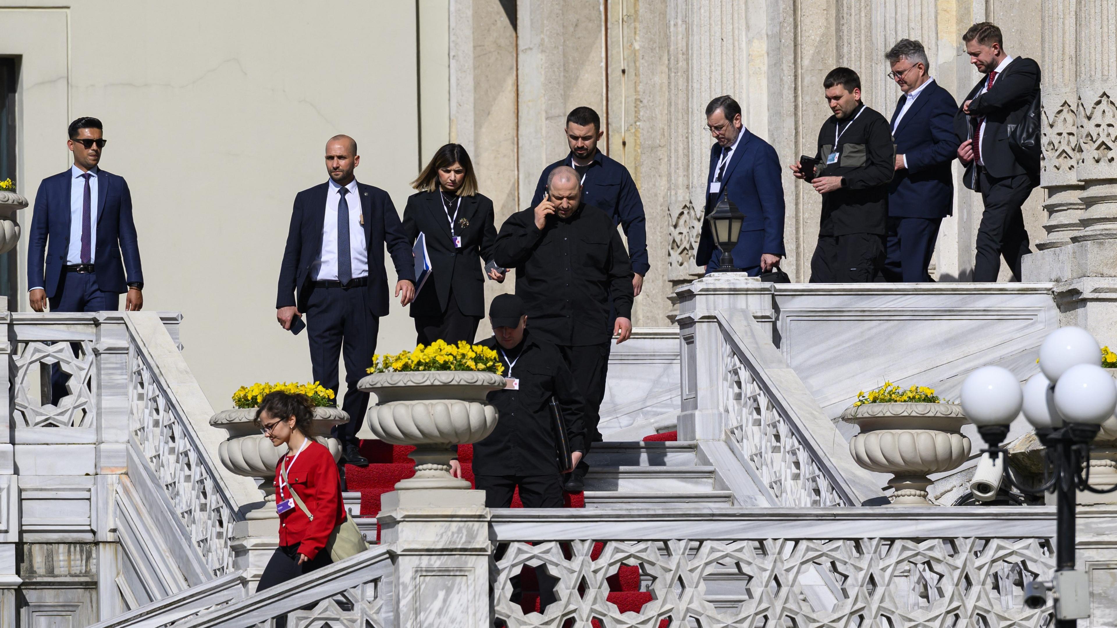 Ukraine's delegation at talks in Istanbul, Turkey. Photo: 2 June 2025