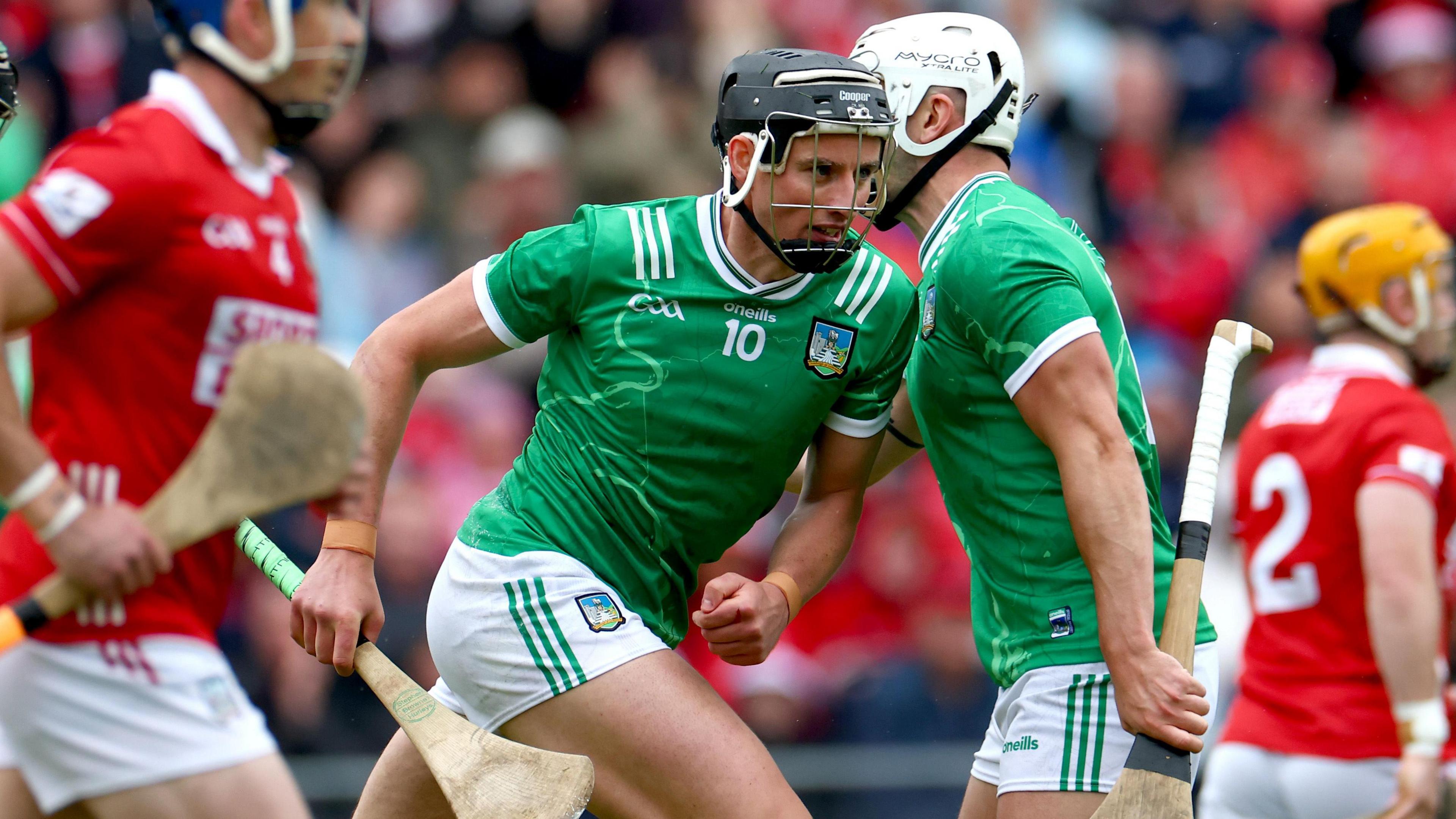 Gearoid Hegarty celebrates his first-half goal