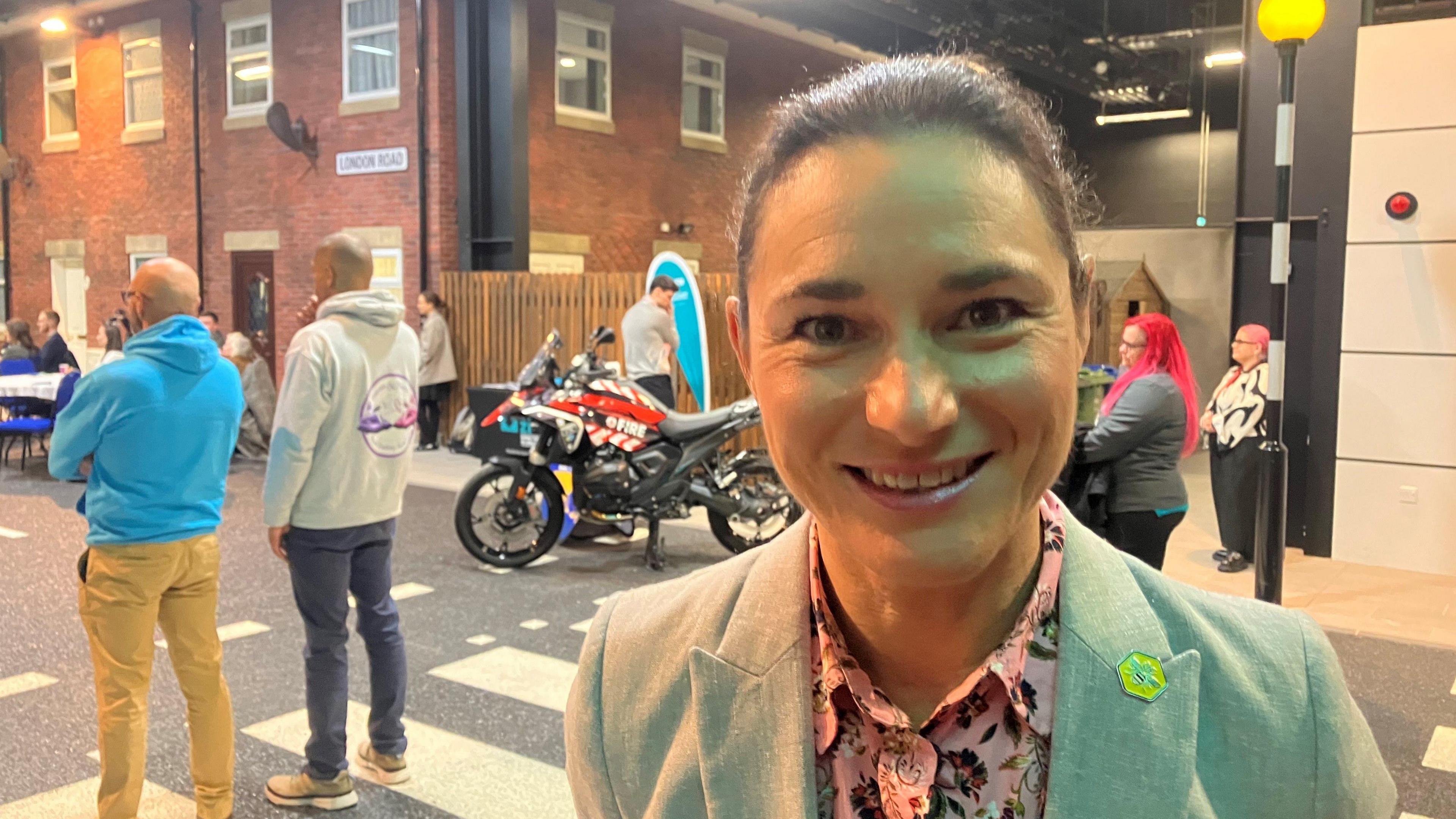 Photograph of Dame Sarah Storey - the Active Travel Commissioner for Greater Manchester.