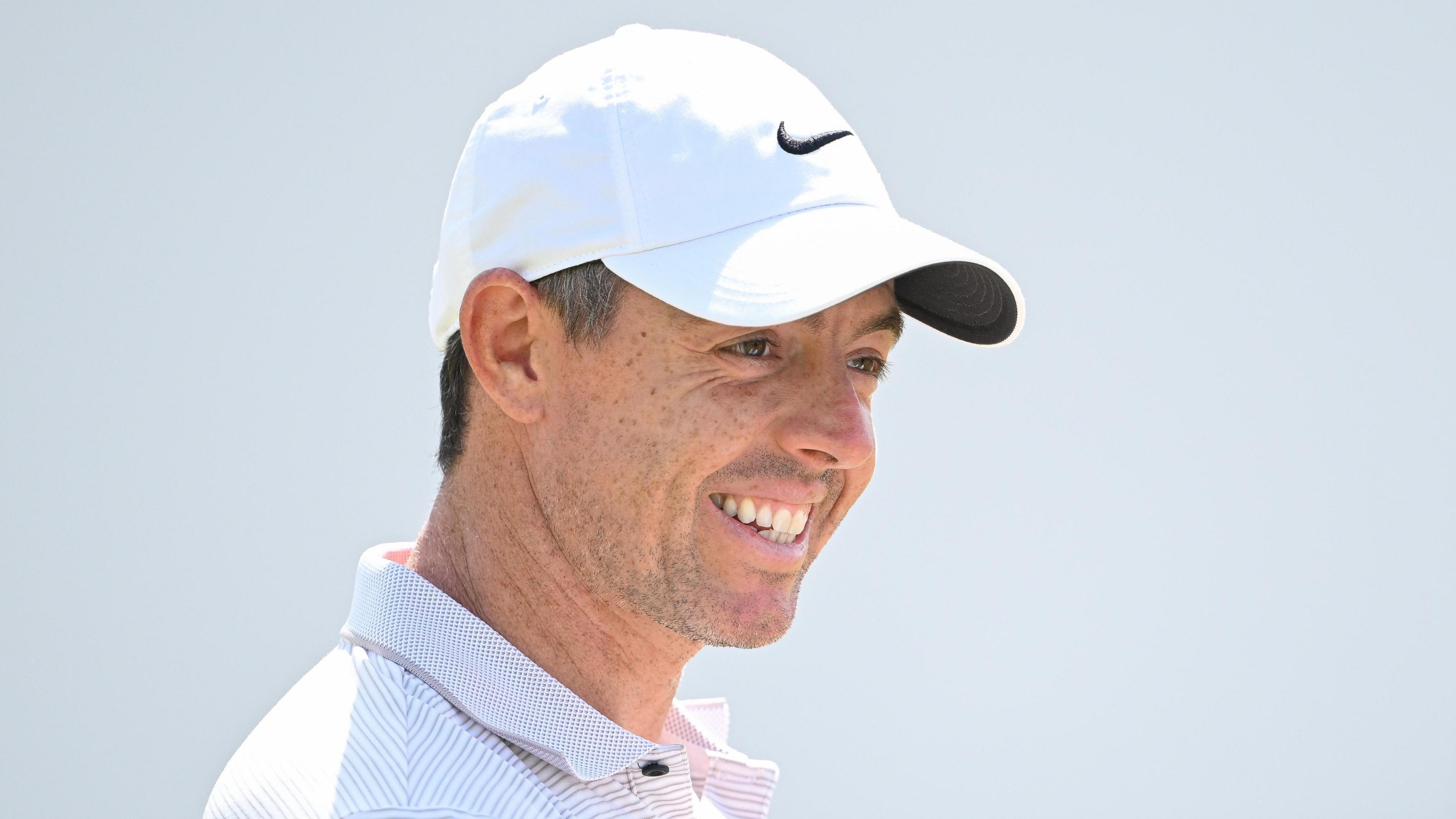 Rory McIlroy pictured ahead of the Truist Championship in Philadelphia