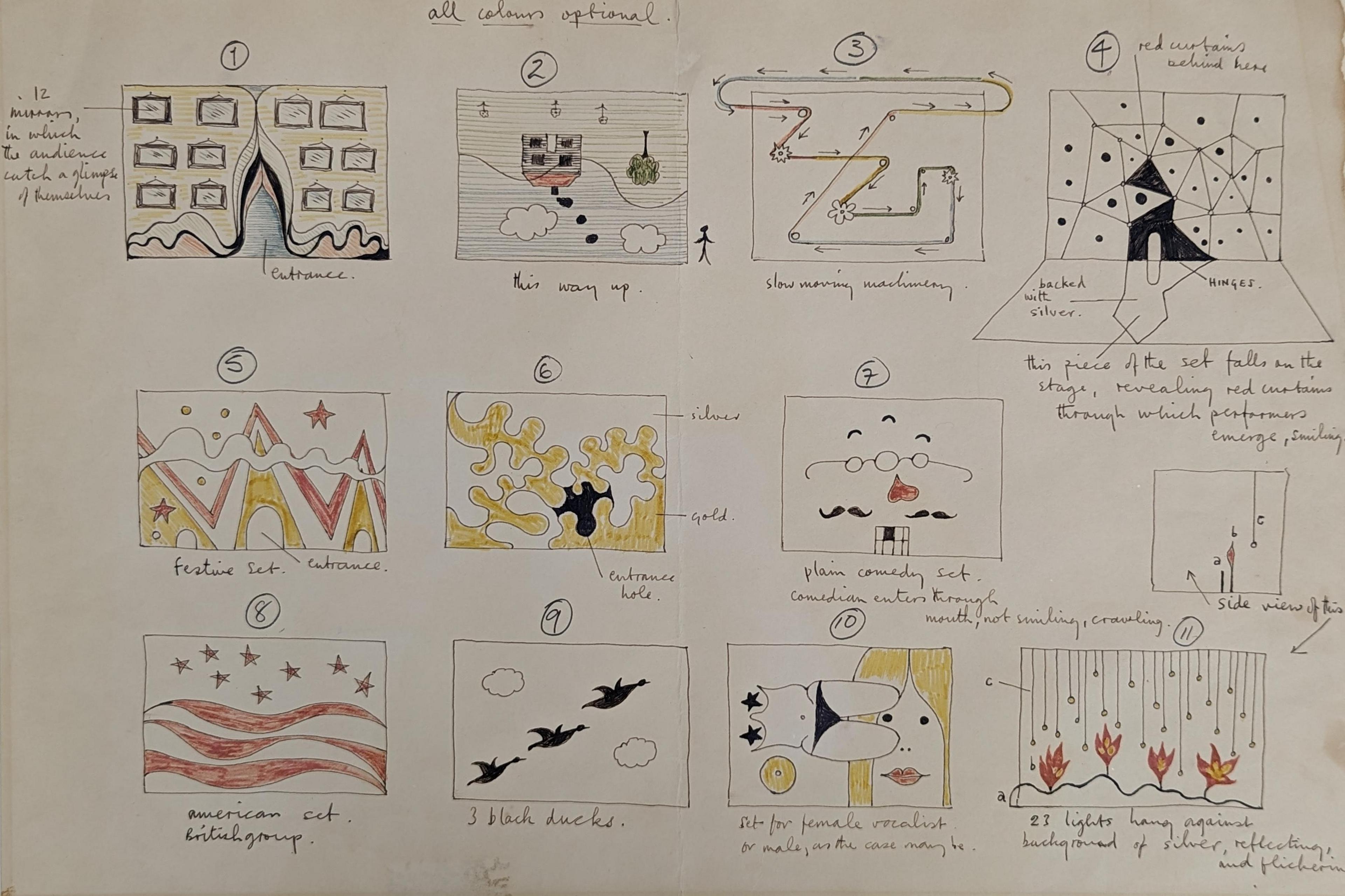 Stage designs by Sir Paul McCartney