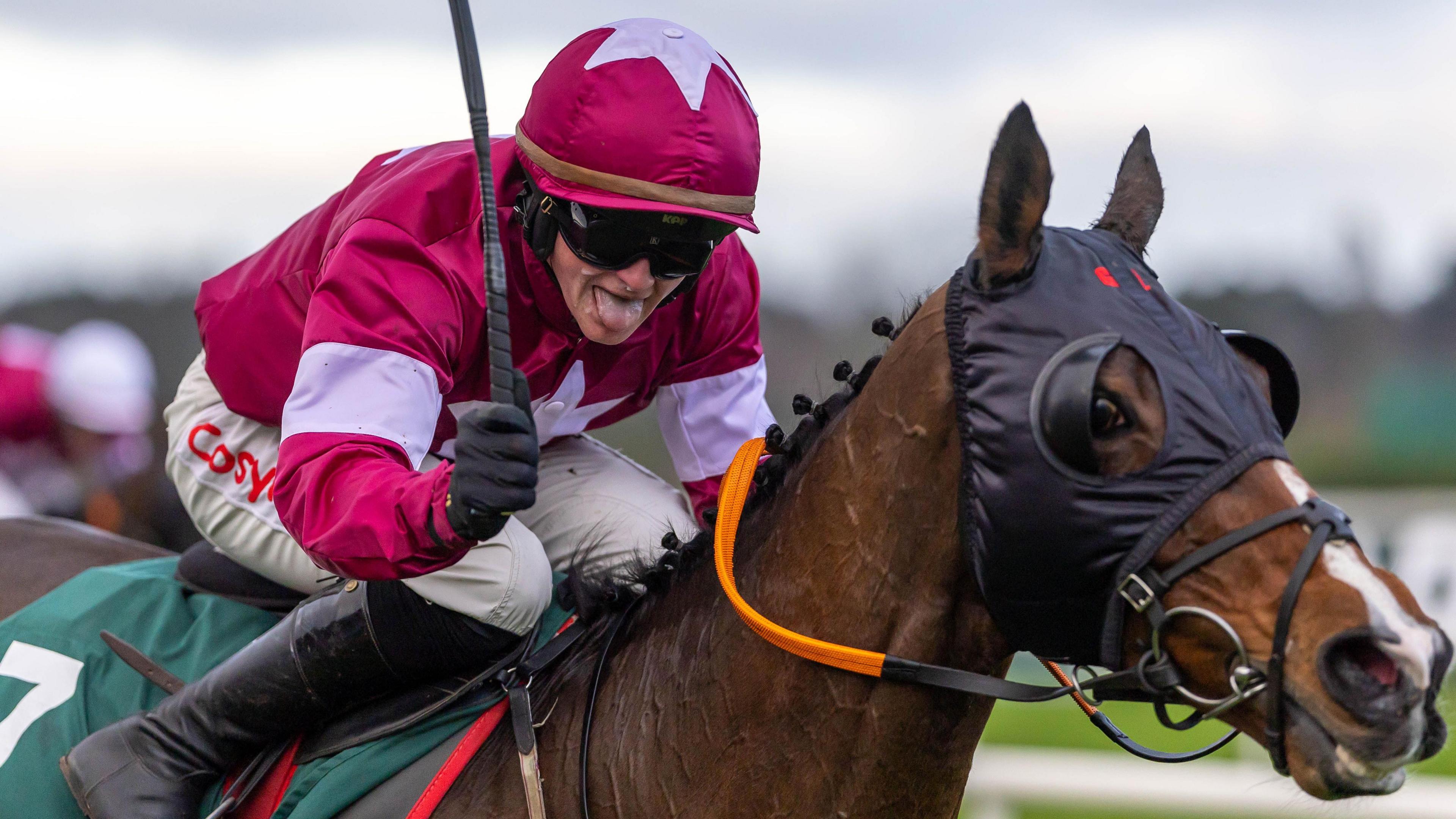 Jockey Sam Ewing on the Gordon Elliott-trained Favori De Champdou