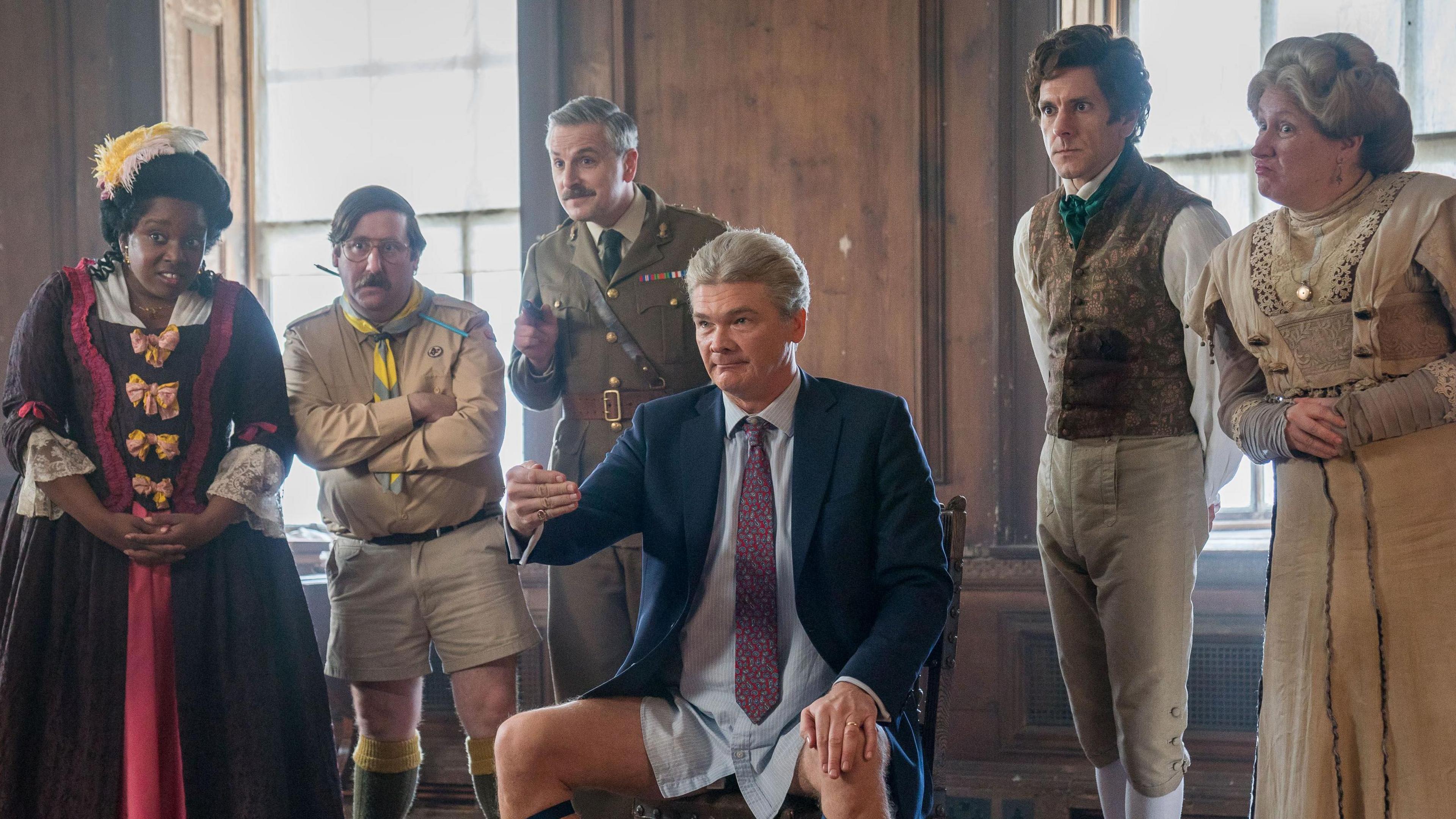 Ghosts TV sitcom brought back to life as a feature film - BBC News