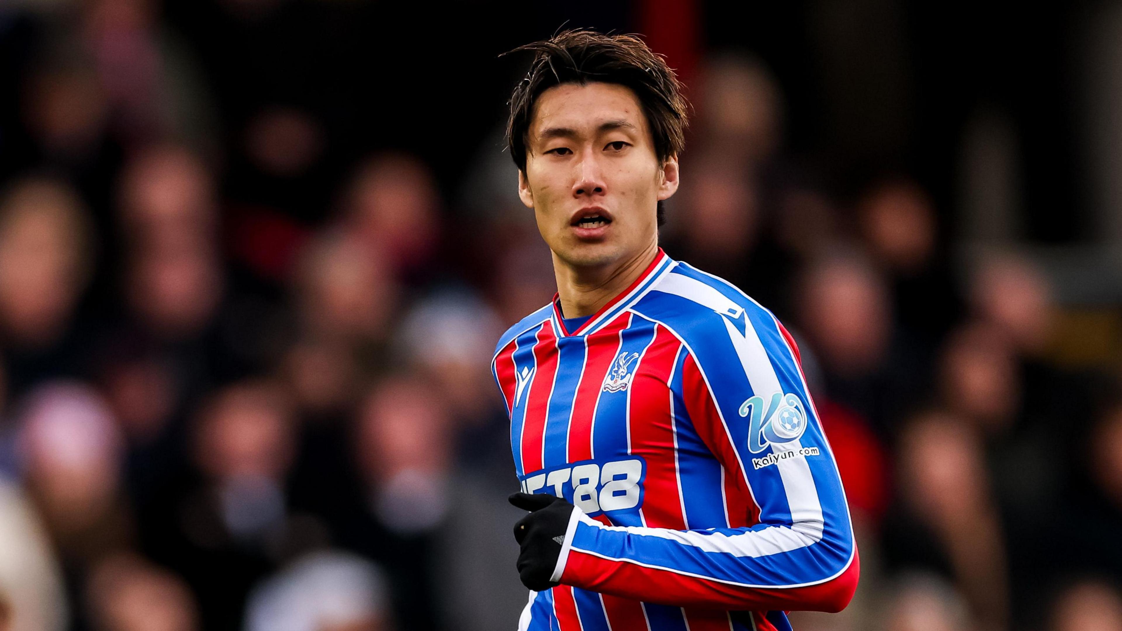 Daichi Kamada playing for Crystal Palace