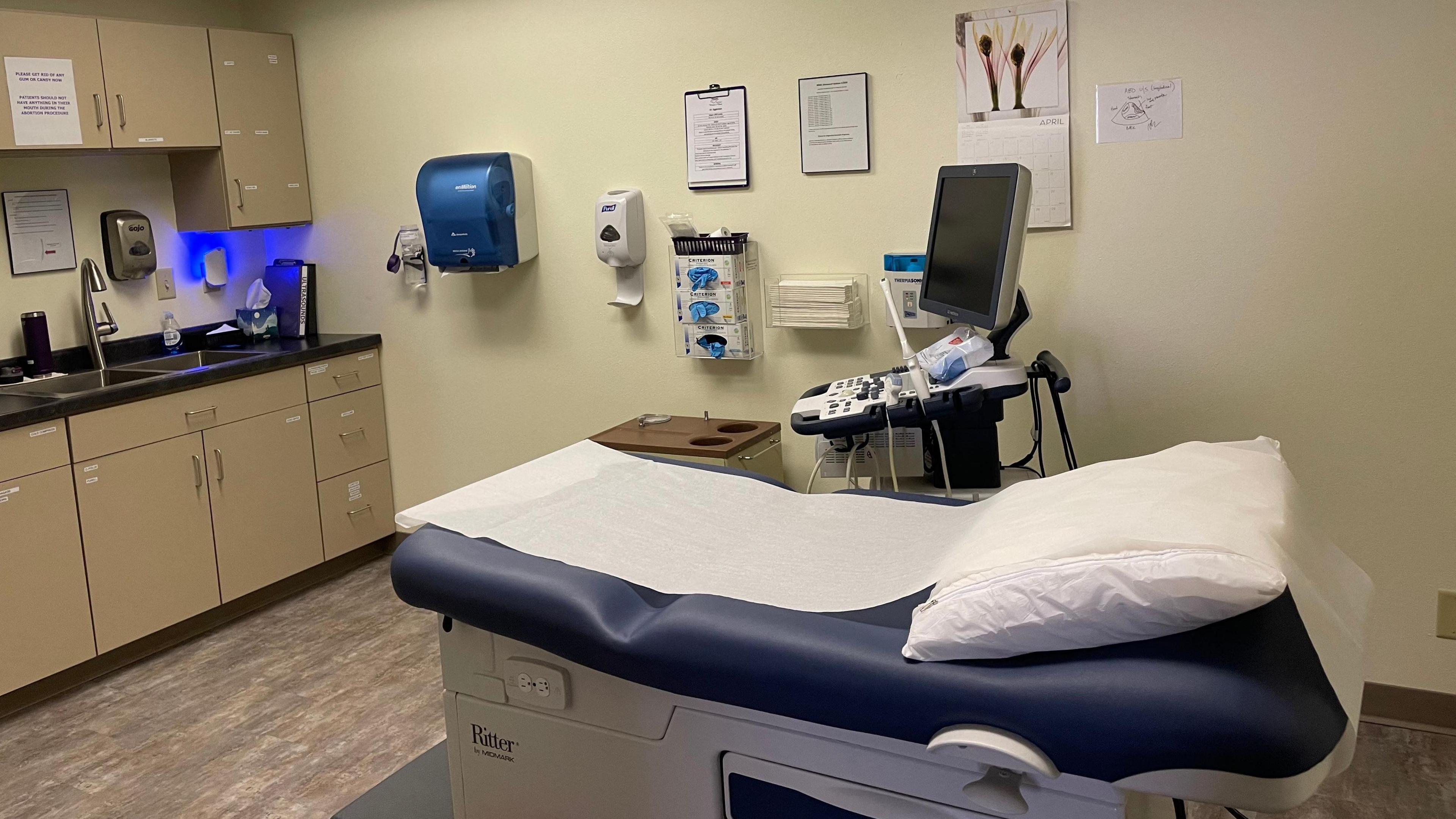 The Red River Women's clinic in Moorhead, Minnesota, on April 13 2023