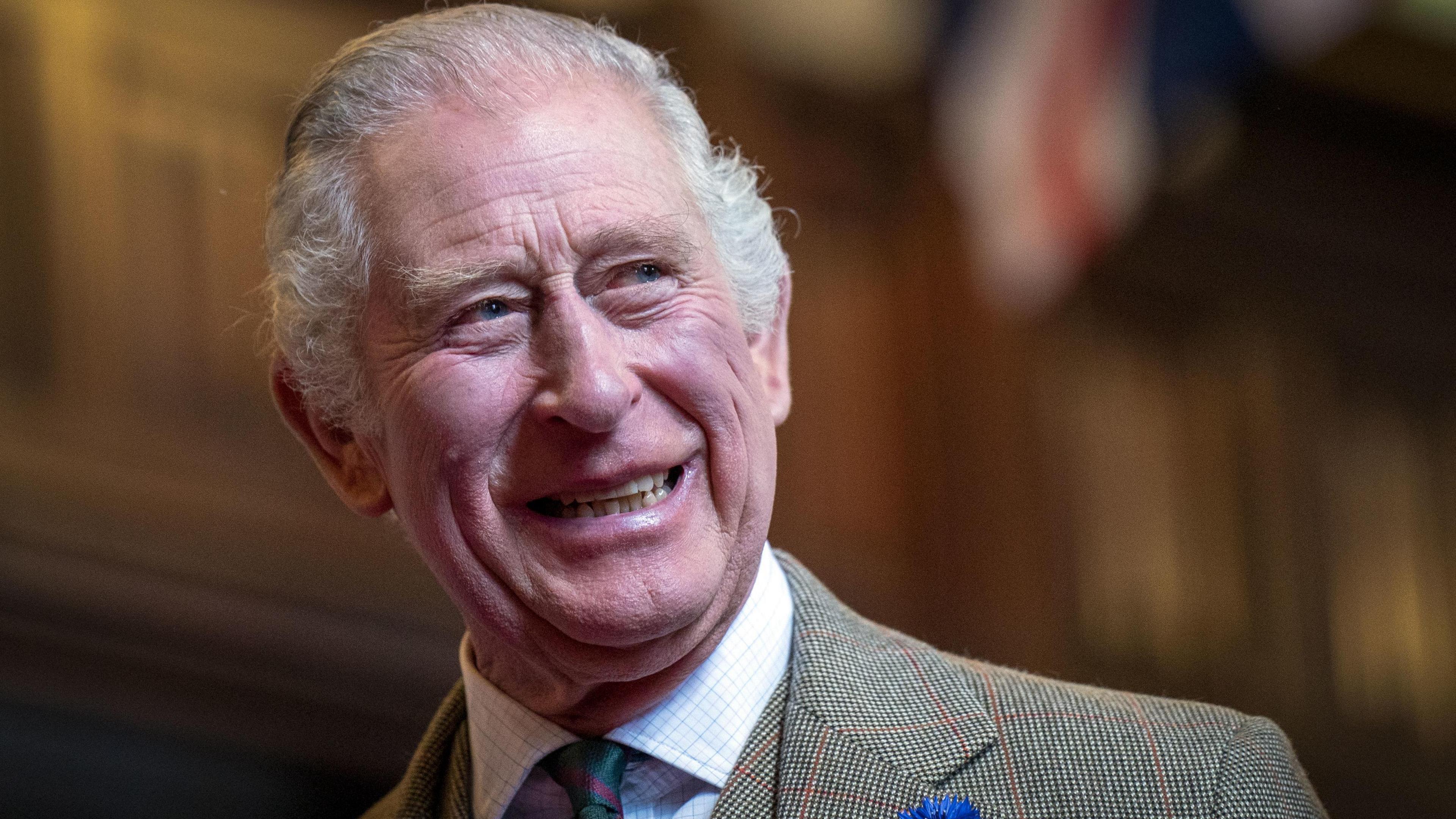 King Charles III during a visit to Aberdeen Town House to meet families who have settled in Aberdeen from Afghanistan, Syria and Ukraine. Picture date: Monday October 17, 2022.