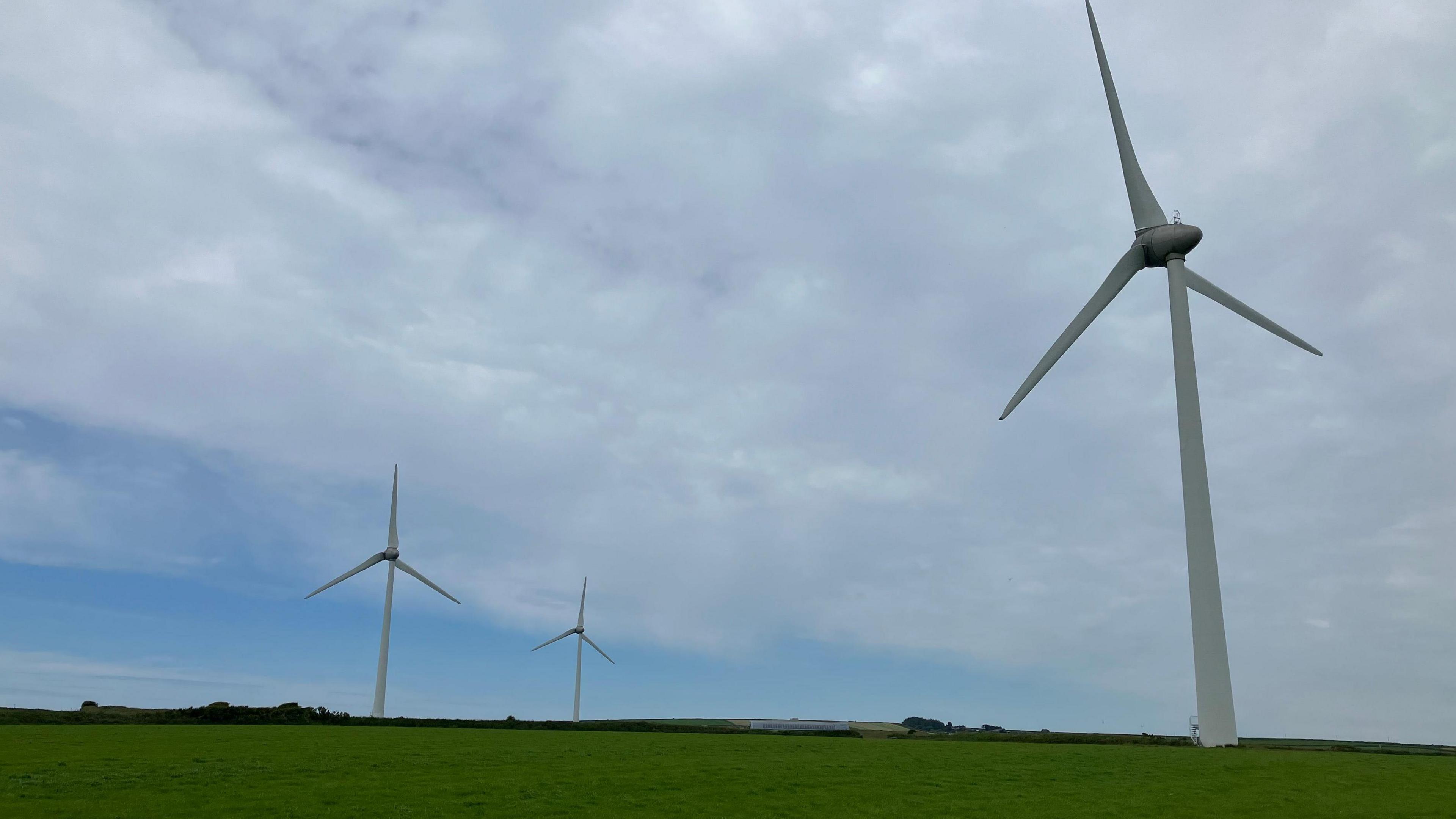 Wind turbines in Delabole