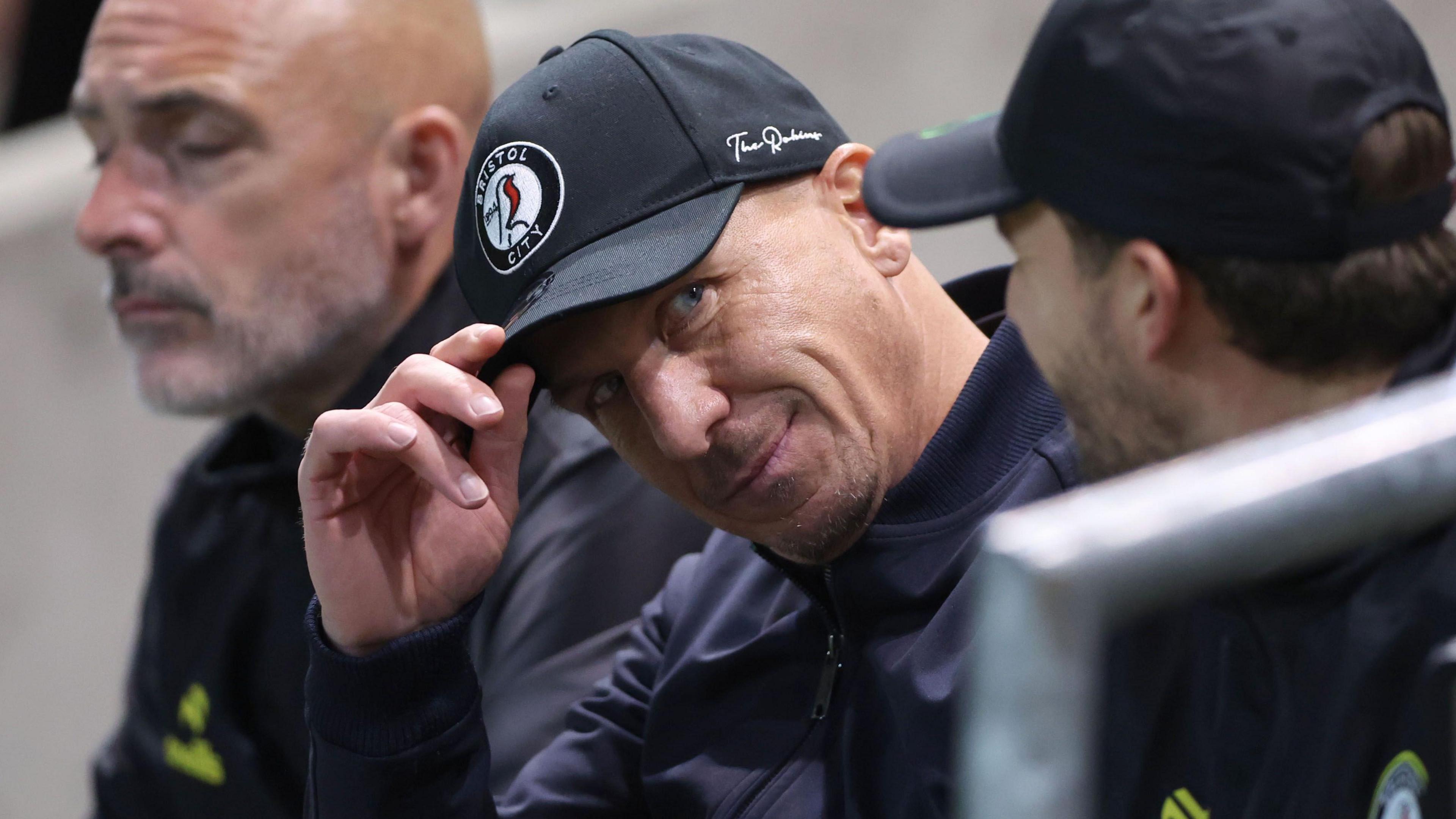 Gerhard Struber tips his cap