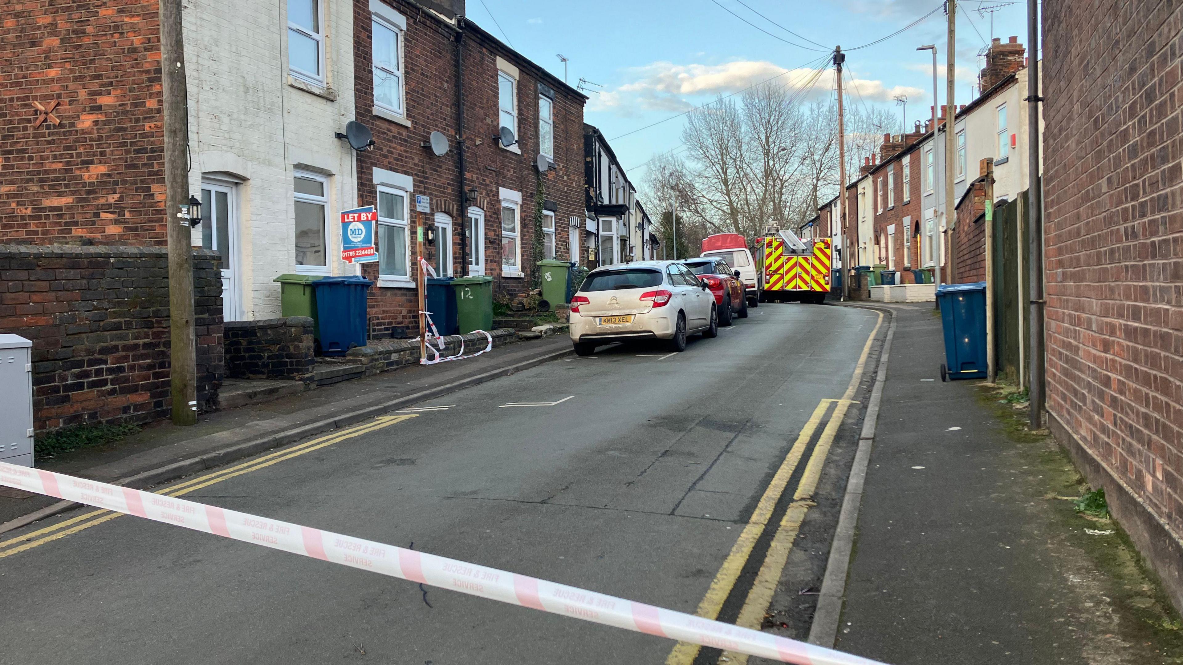 Cordon on Peel Street, Castletown